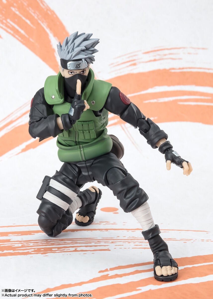 Naruto: Shippuden S.H.Figuarts Narutop99 Kakashi Hatake (Exclusive Edition) Action Figure Gallery Image 4