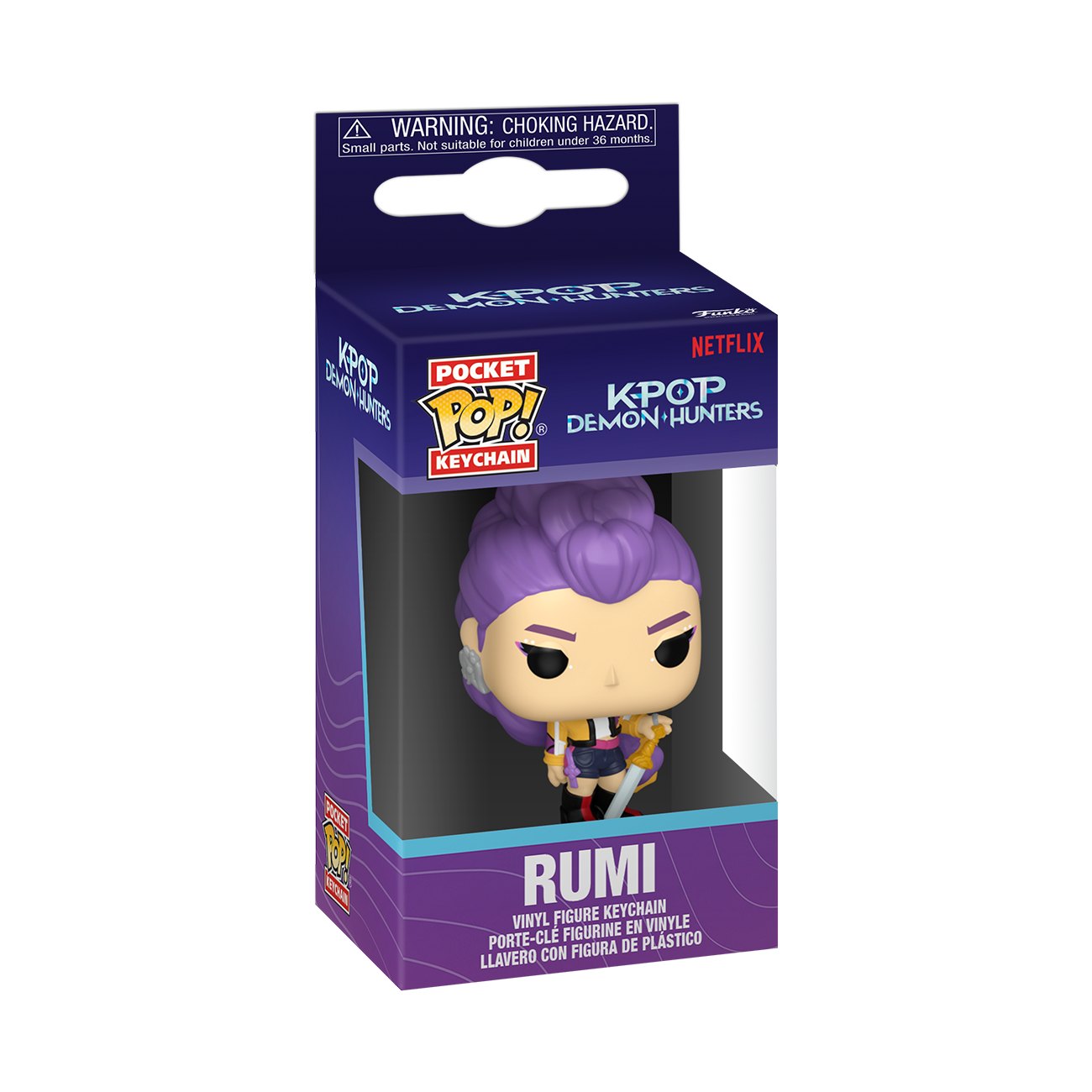 KPop Demon Hunters Pop! Keychain Rumi Gallery Image 4