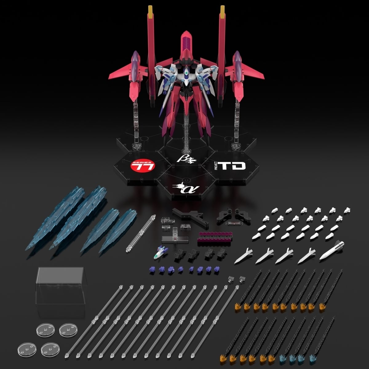 Super Robot Wars OG: Original Generations SMP Hyperion Model Kit Set Gallery Image 34