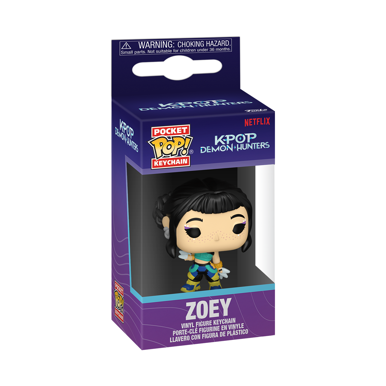 KPop Demon Hunters Pop! Keychain Zoey Gallery Image 4