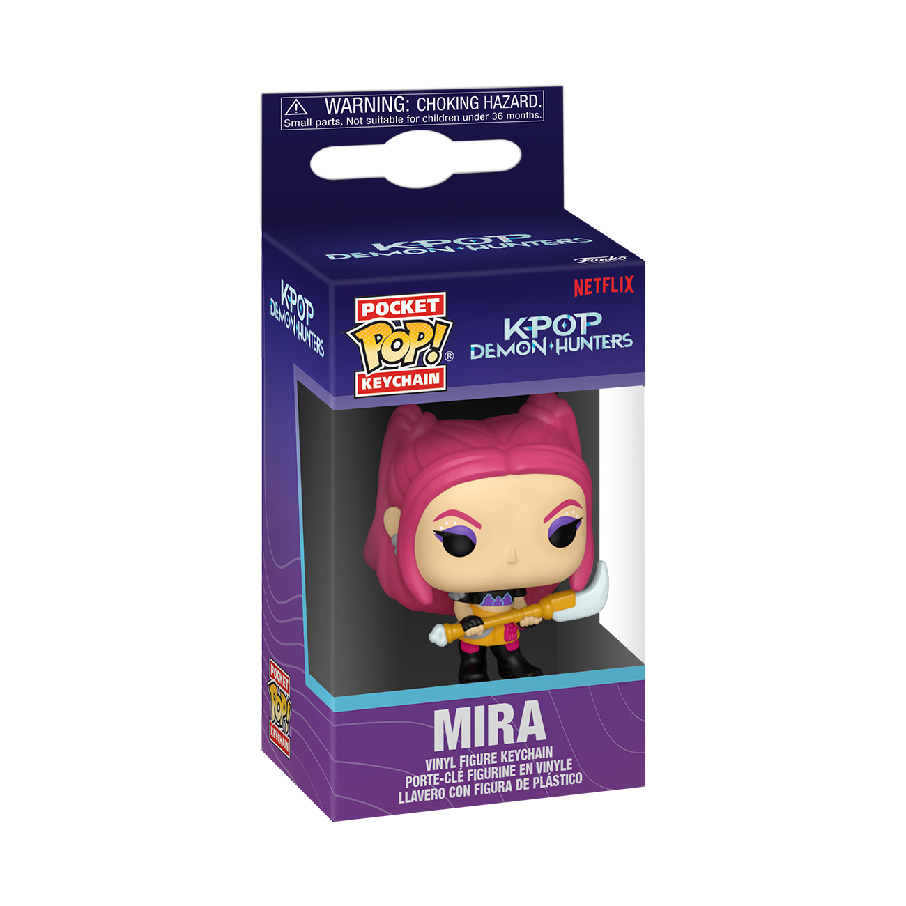 KPop Demon Hunters Pop! Keychain Mira Gallery Image 4