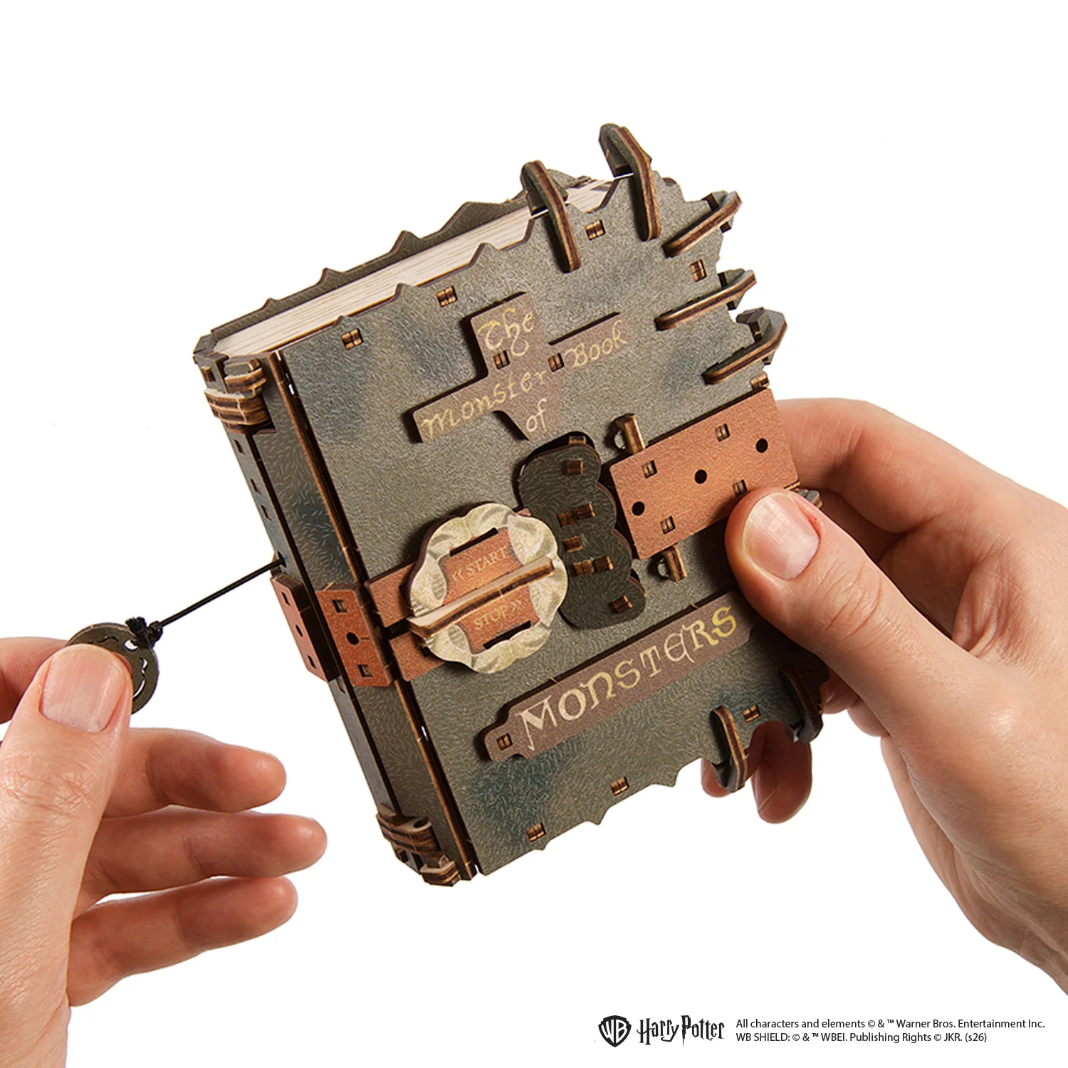 Harry Potter The Monster Book of Monsters Wooden Model Kit Gallery Image 8