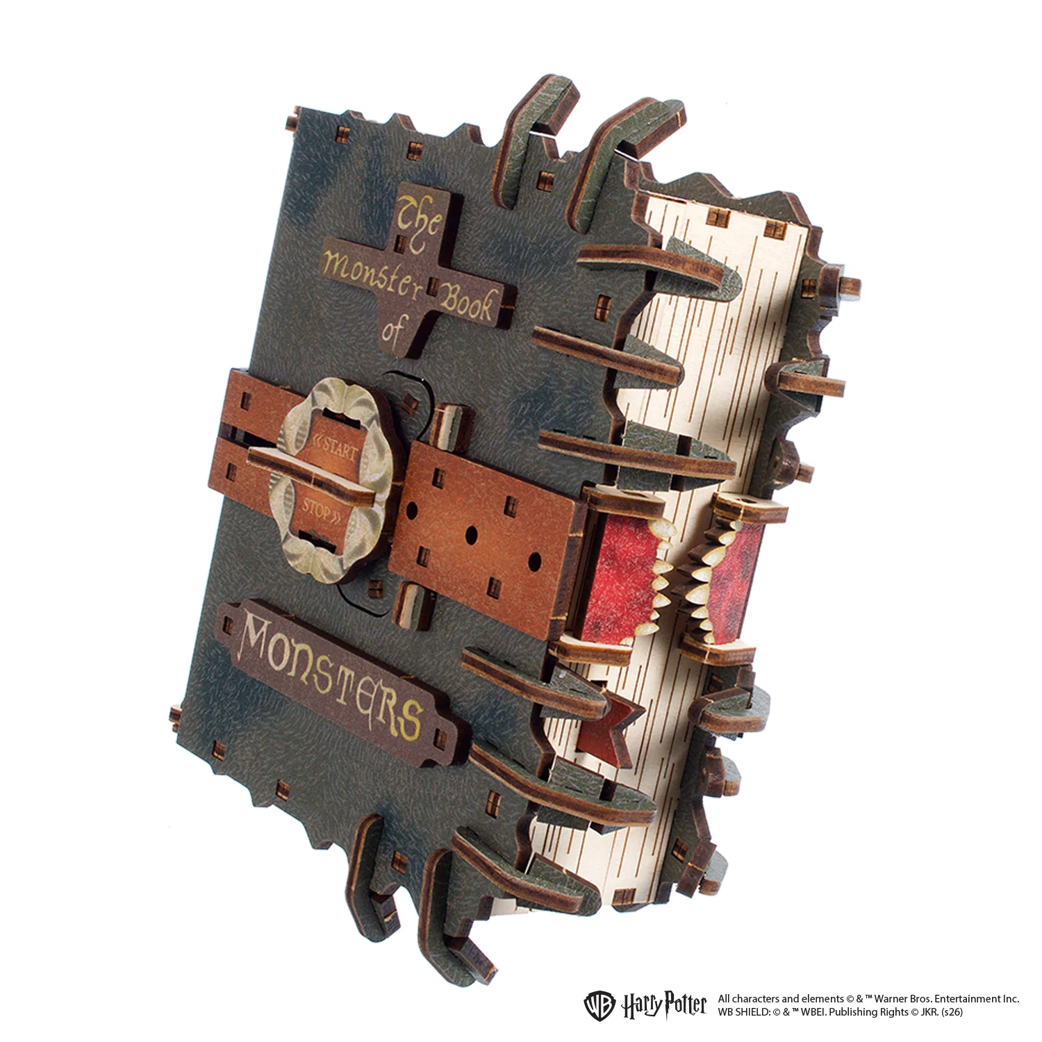 Harry Potter The Monster Book of Monsters Wooden Model Kit Gallery Image 5
