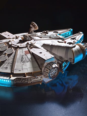 Star Wars Millennium Falcon Wooden Model Kit