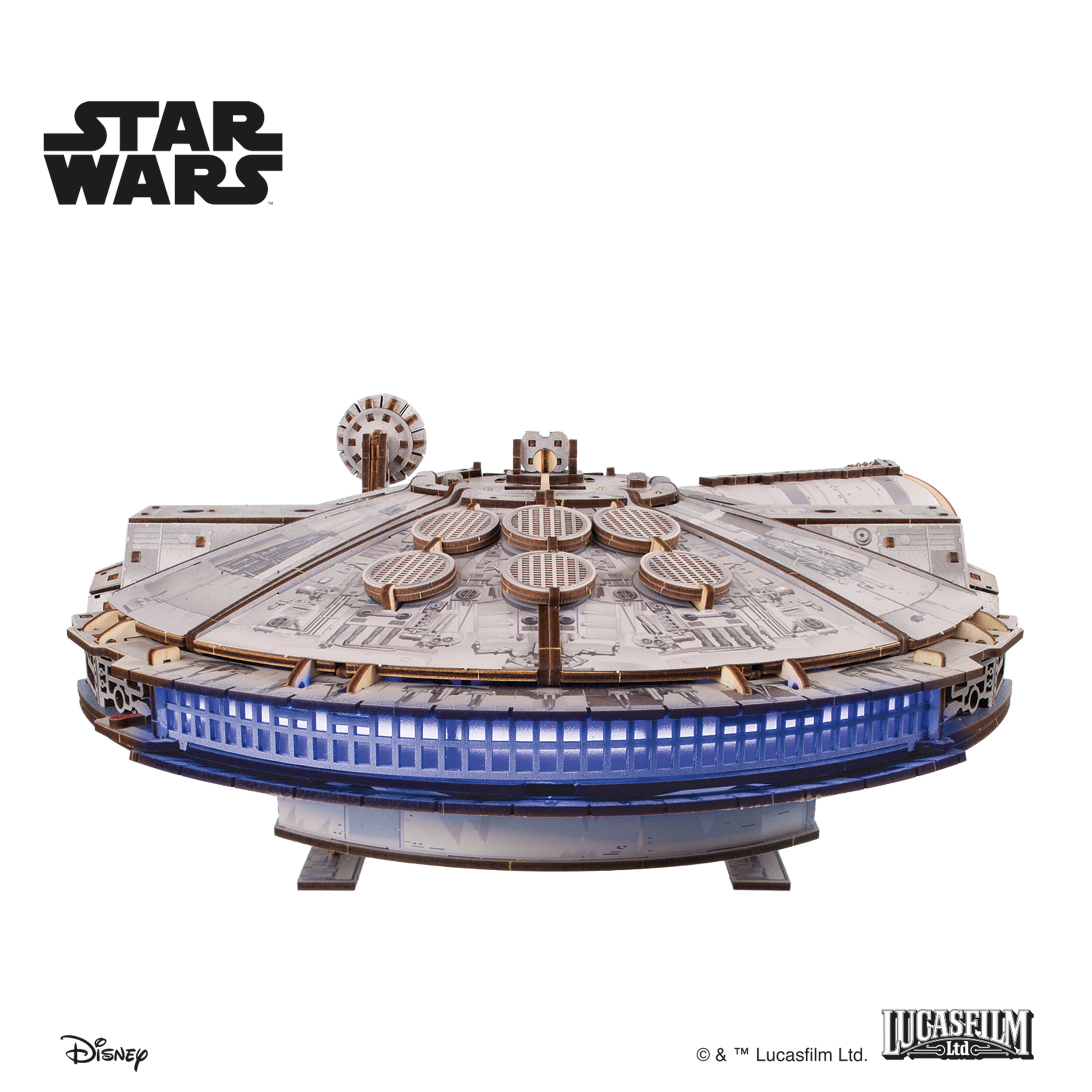 Star Wars Millennium Falcon Wooden Model Kit