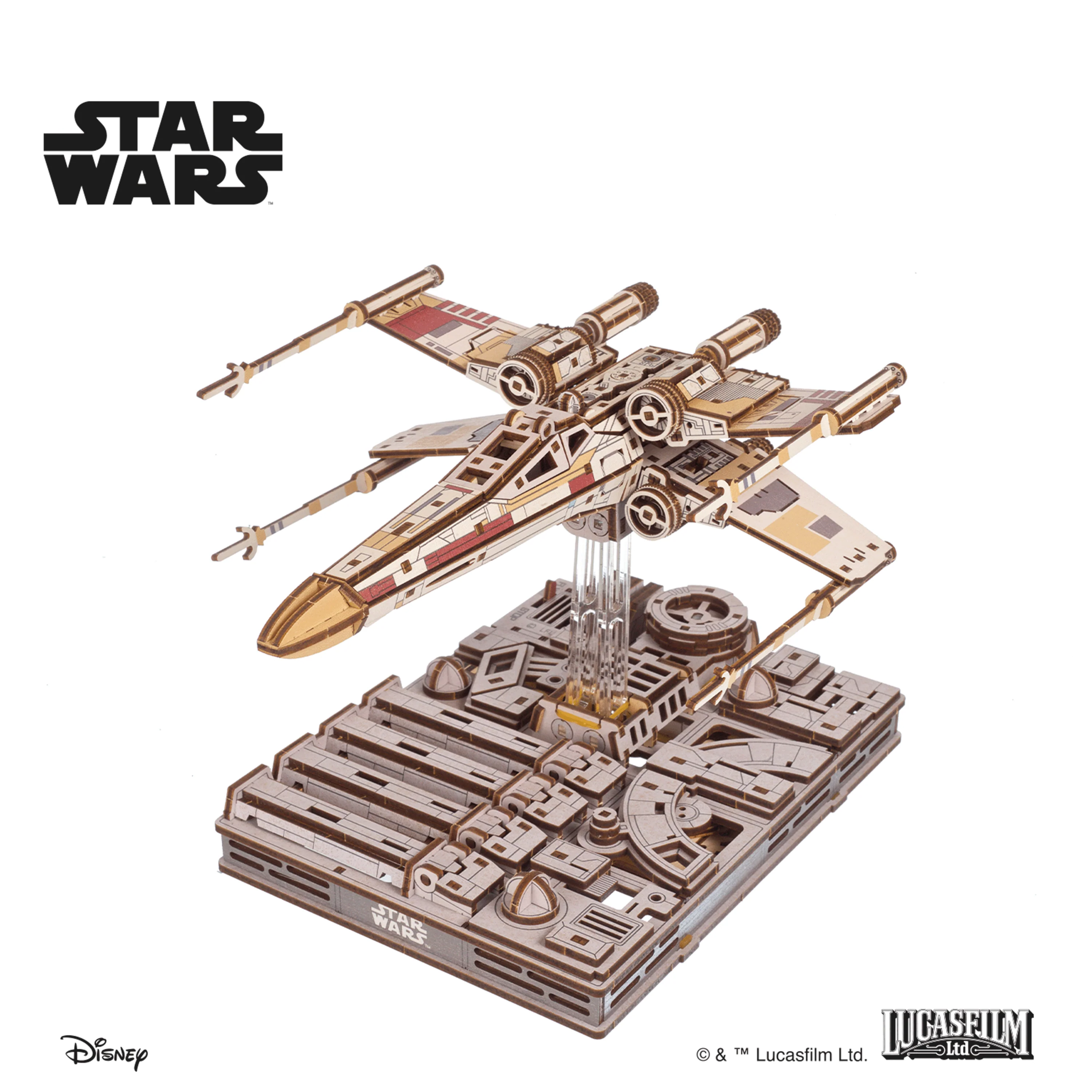 Star Wars Luke Skywalker's X-Wing Starfighter Wooden Model Kit
