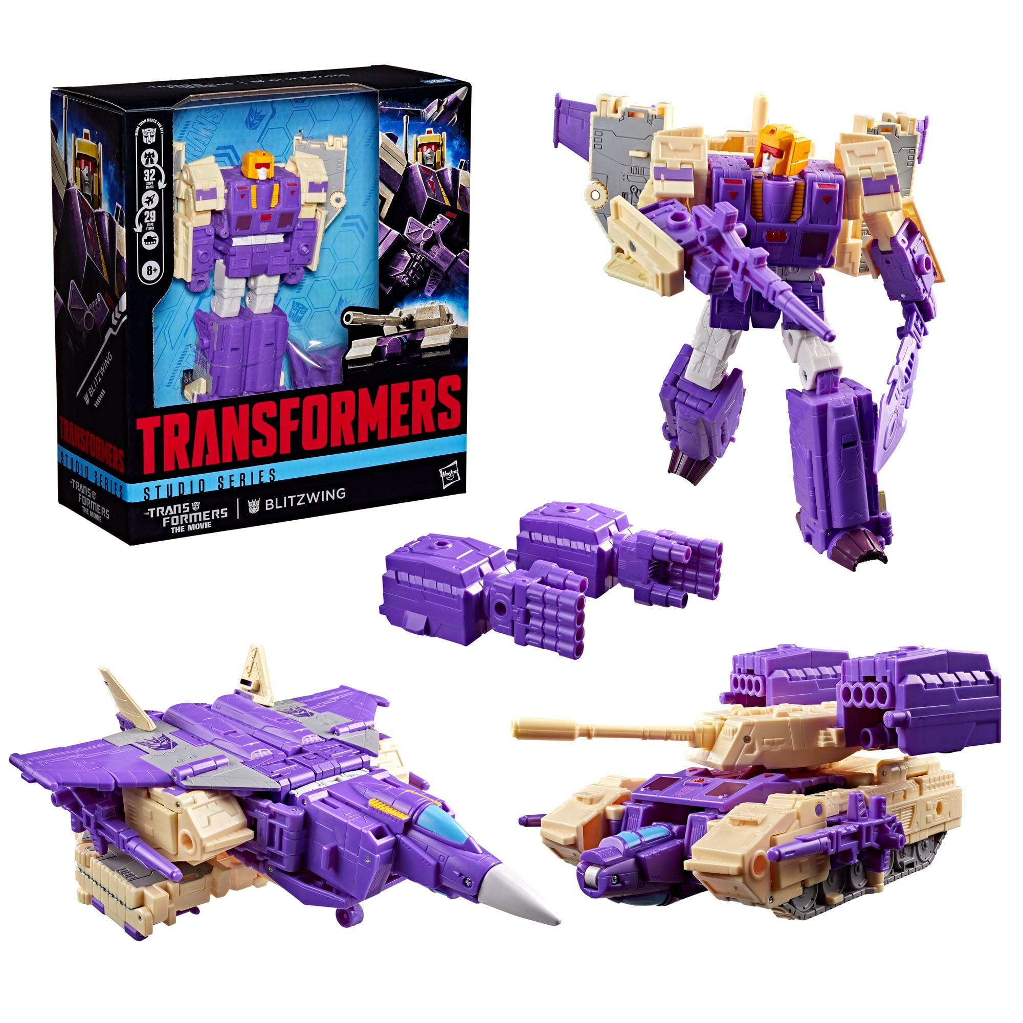 The Transformers: The Movie Studio Series 86 Leader Class Blitzwing Action Figure Gallery Image 9