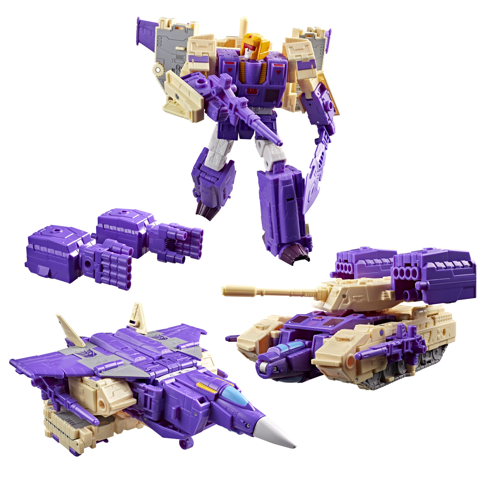 The Transformers: The Movie Studio Series 86 Leader Class Blitzwing Action Figure Gallery Image 8