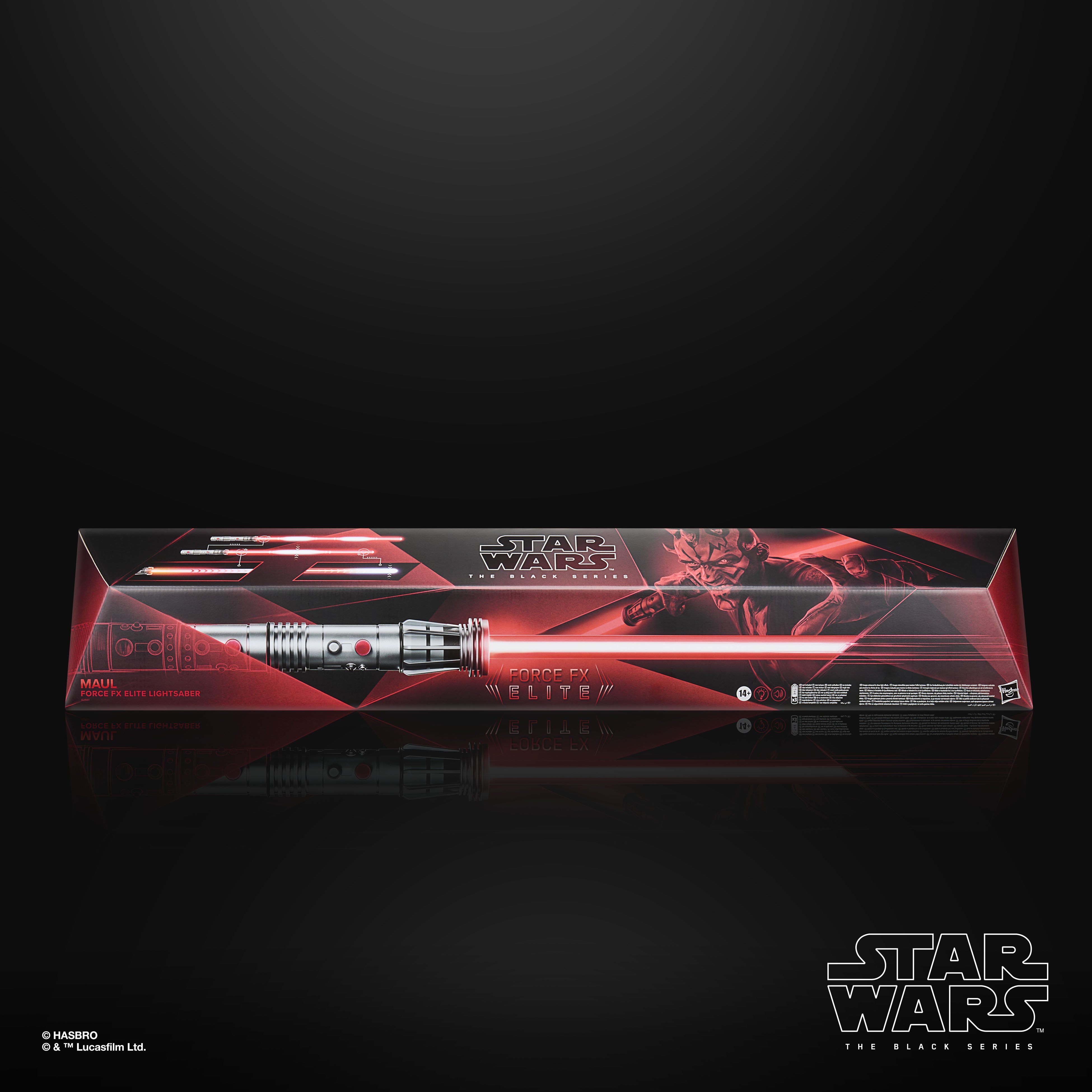 Star Wars: The Black Series Maul FX Elite Lightsaber (Maul- Shadow Lord) Gallery Image 12