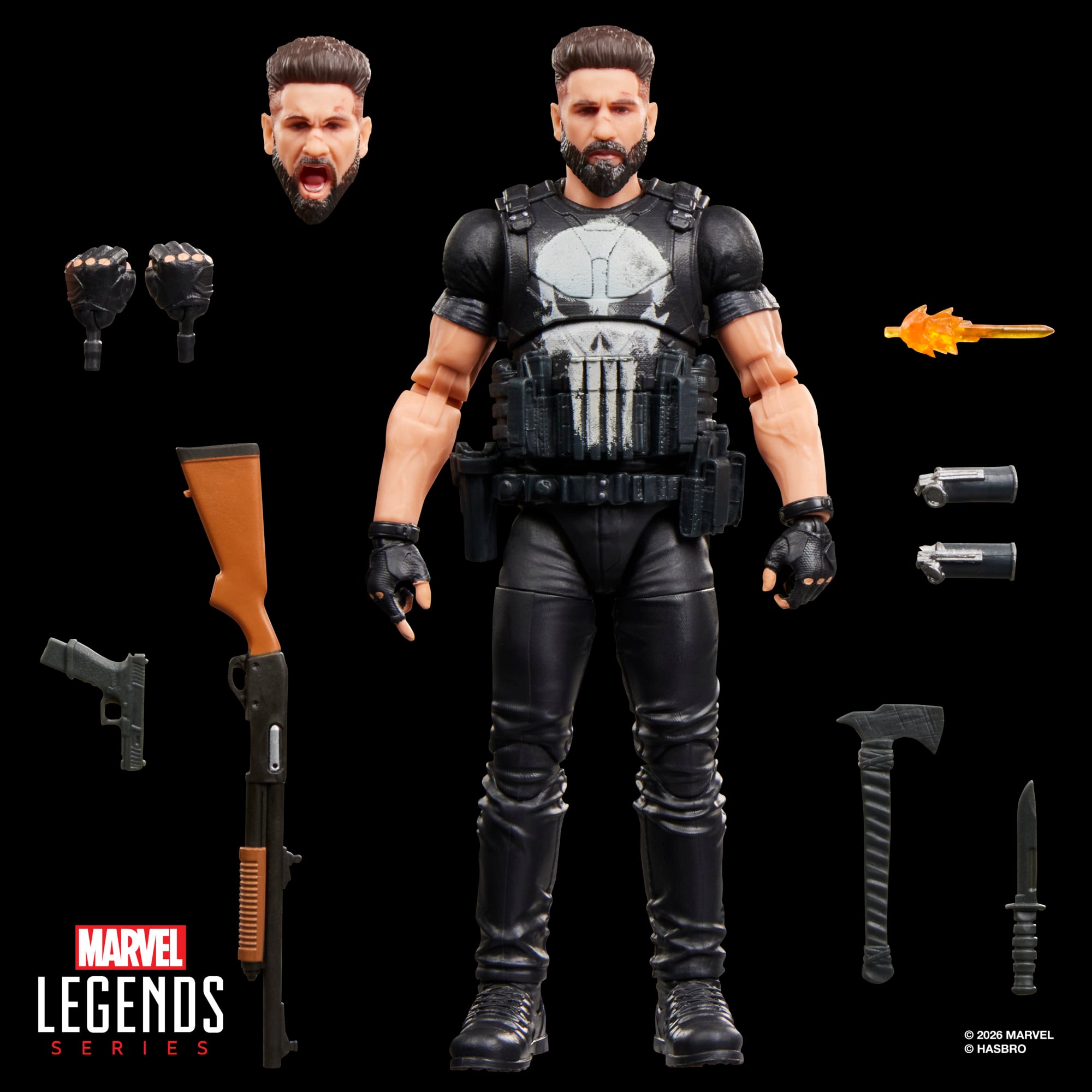 The Punisher (TV Series) Marvel Legends Punisher Action Figure