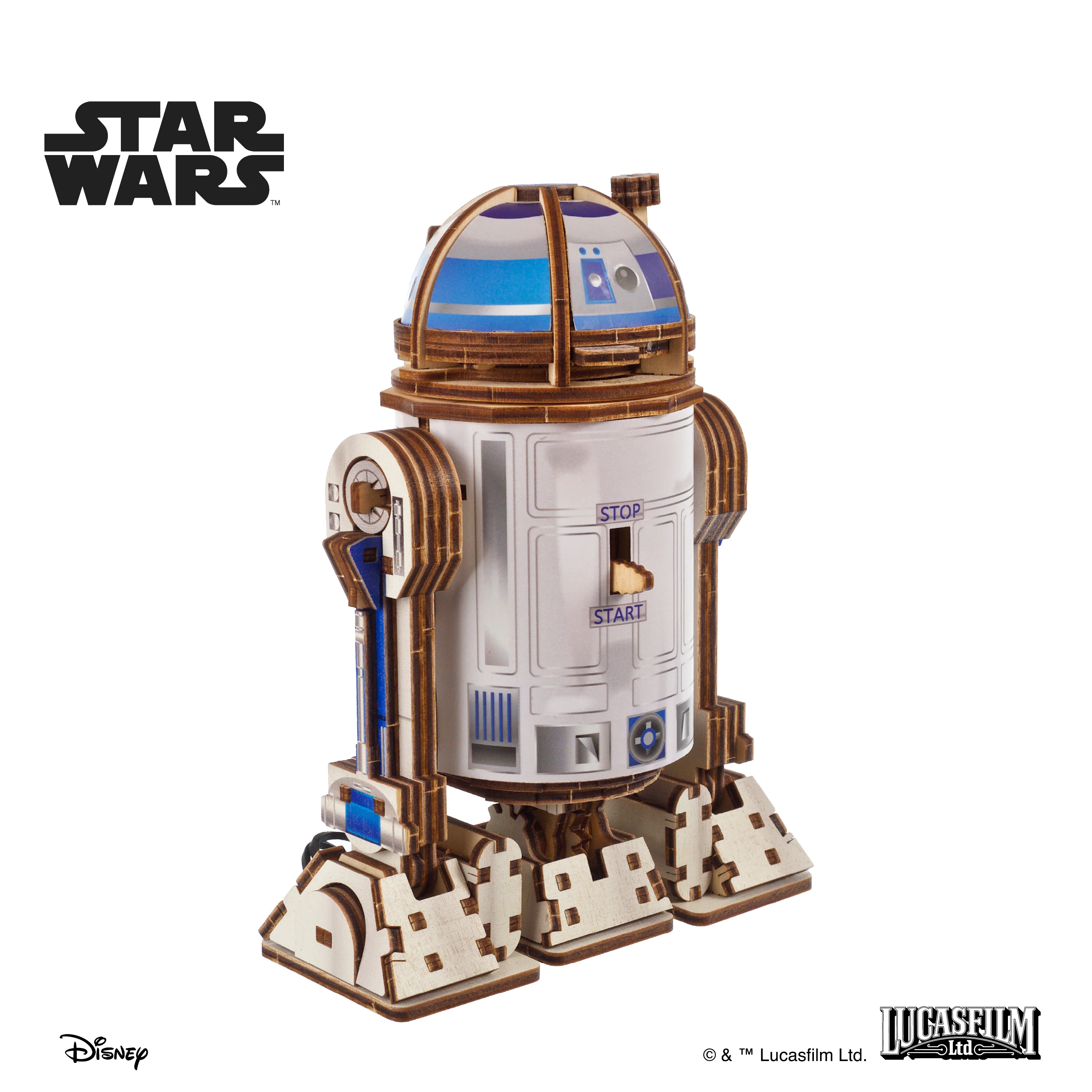 Star Wars R2-D2 Wooden Model Kit