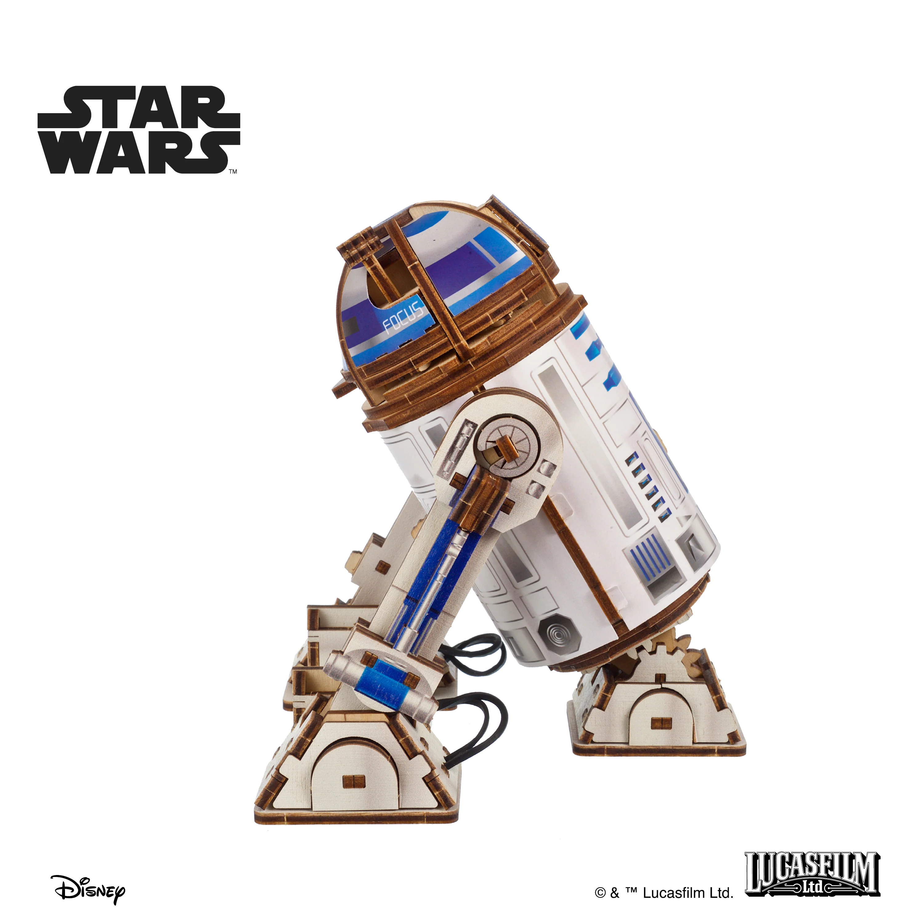R2D2 Star Wars R2-D2 Wooden Model Kit