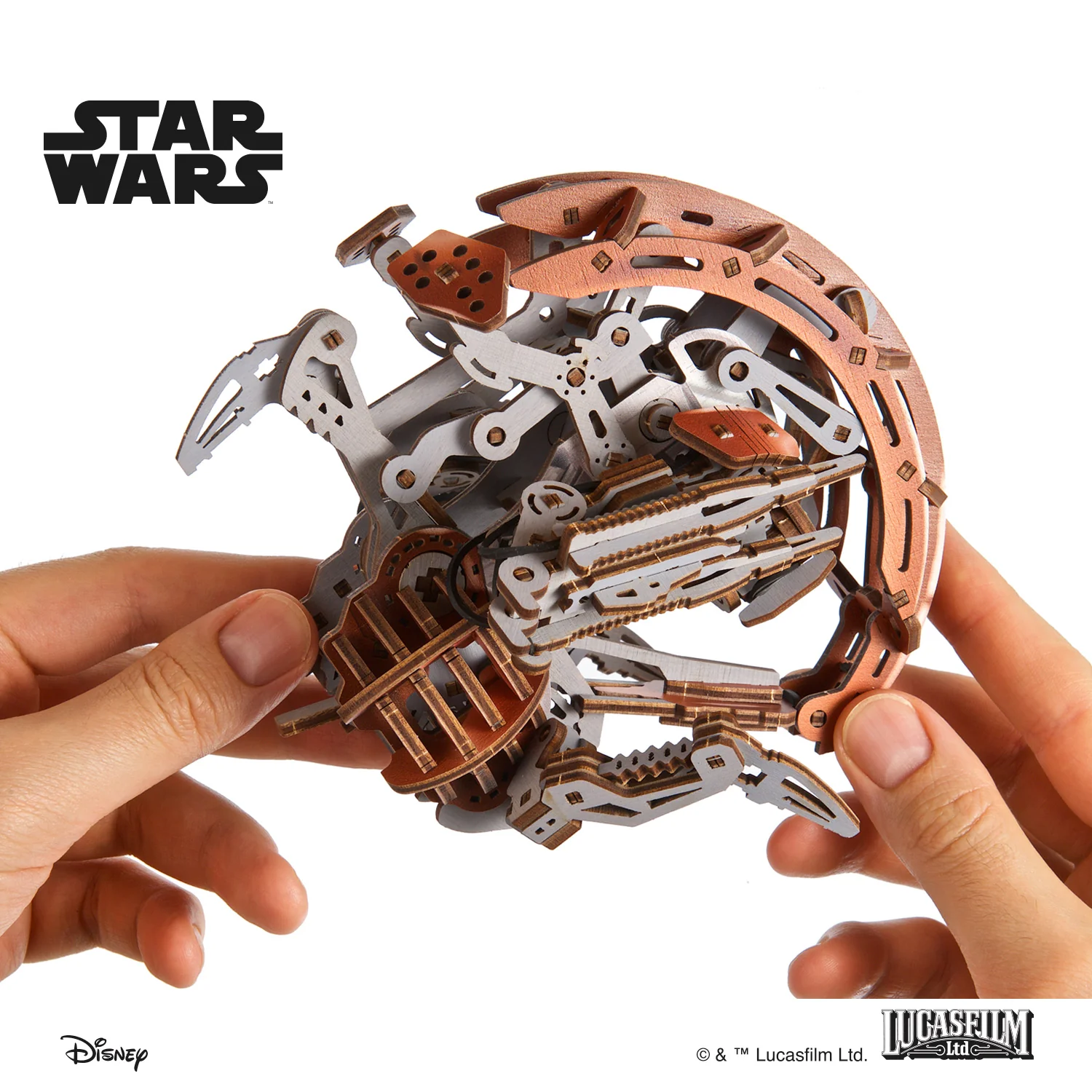 Star Wars Droideka Wooden Model Kit Gallery Image 10