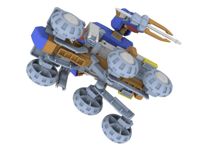 Wolf Fang: Kuuga 2001 Type 04 Shinryu 1/35 Scale Model Kit Gallery Image 13