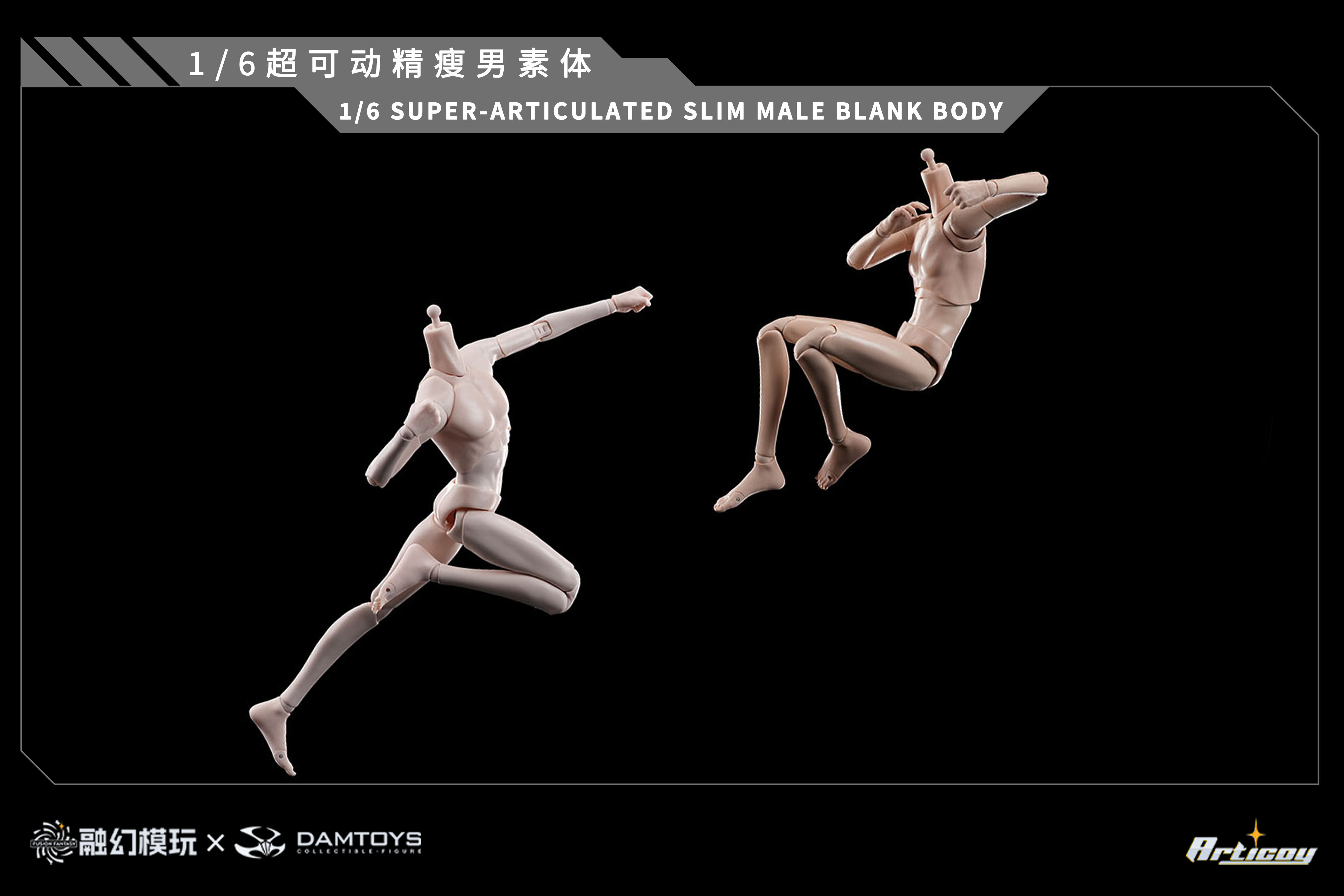 Super Articulated Slim (Ver. A) 1/6 Scale Male Body Gallery Image 11