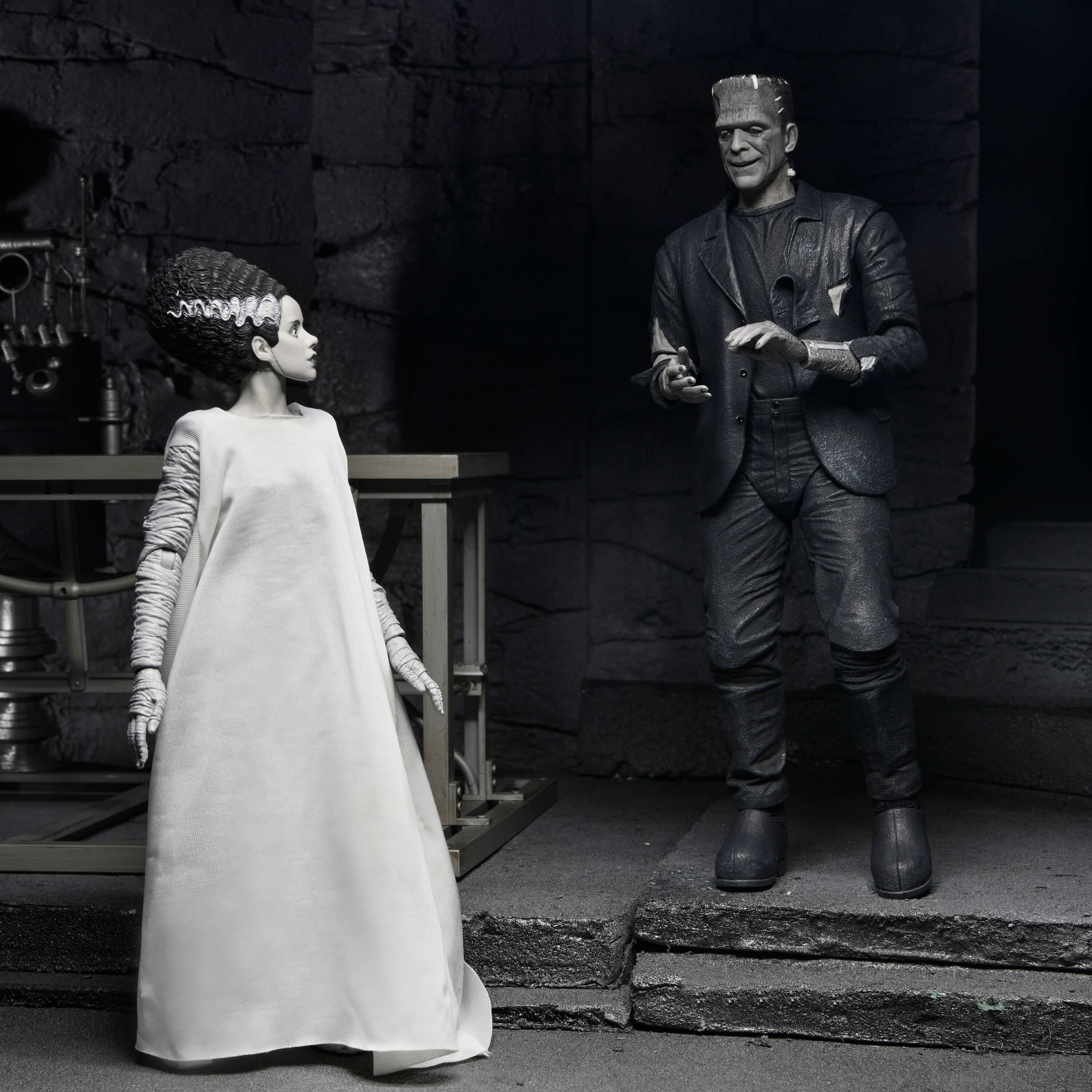 Universal Monsters The Bride of Frankenstein 90th Anniversary The Monster and His Mate Action Figure Two-Pack Gallery Image 3