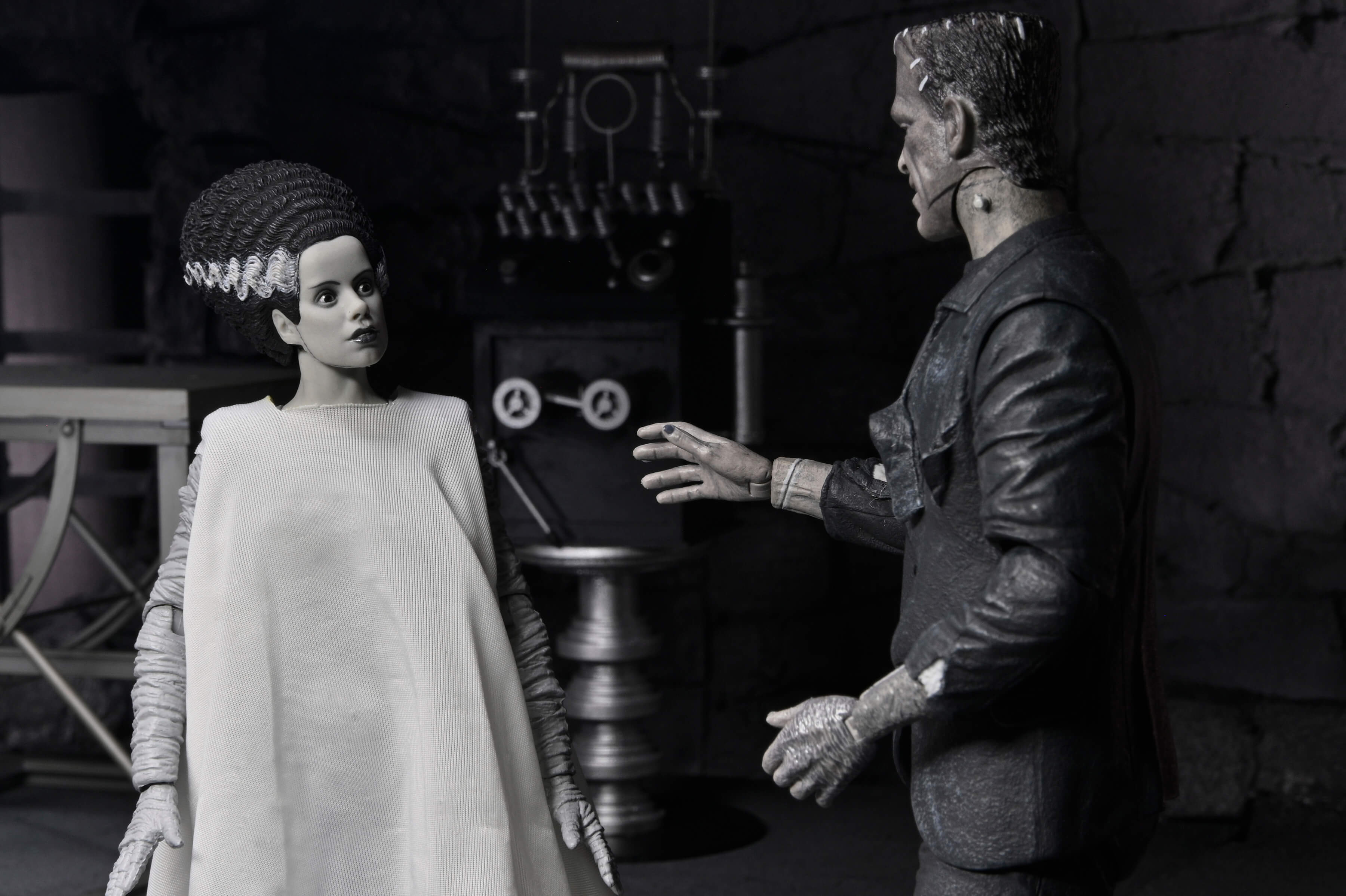 Universal Monsters The Bride of Frankenstein 90th Anniversary The Monster and His Mate Action Figure Two-Pack Gallery Image 6