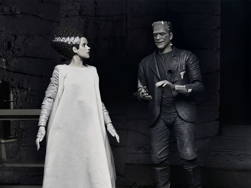 Universal Monsters The Bride of Frankenstein 90th Anniversary The Monster and His Mate Action Figure Two-Pack Gallery Image 1