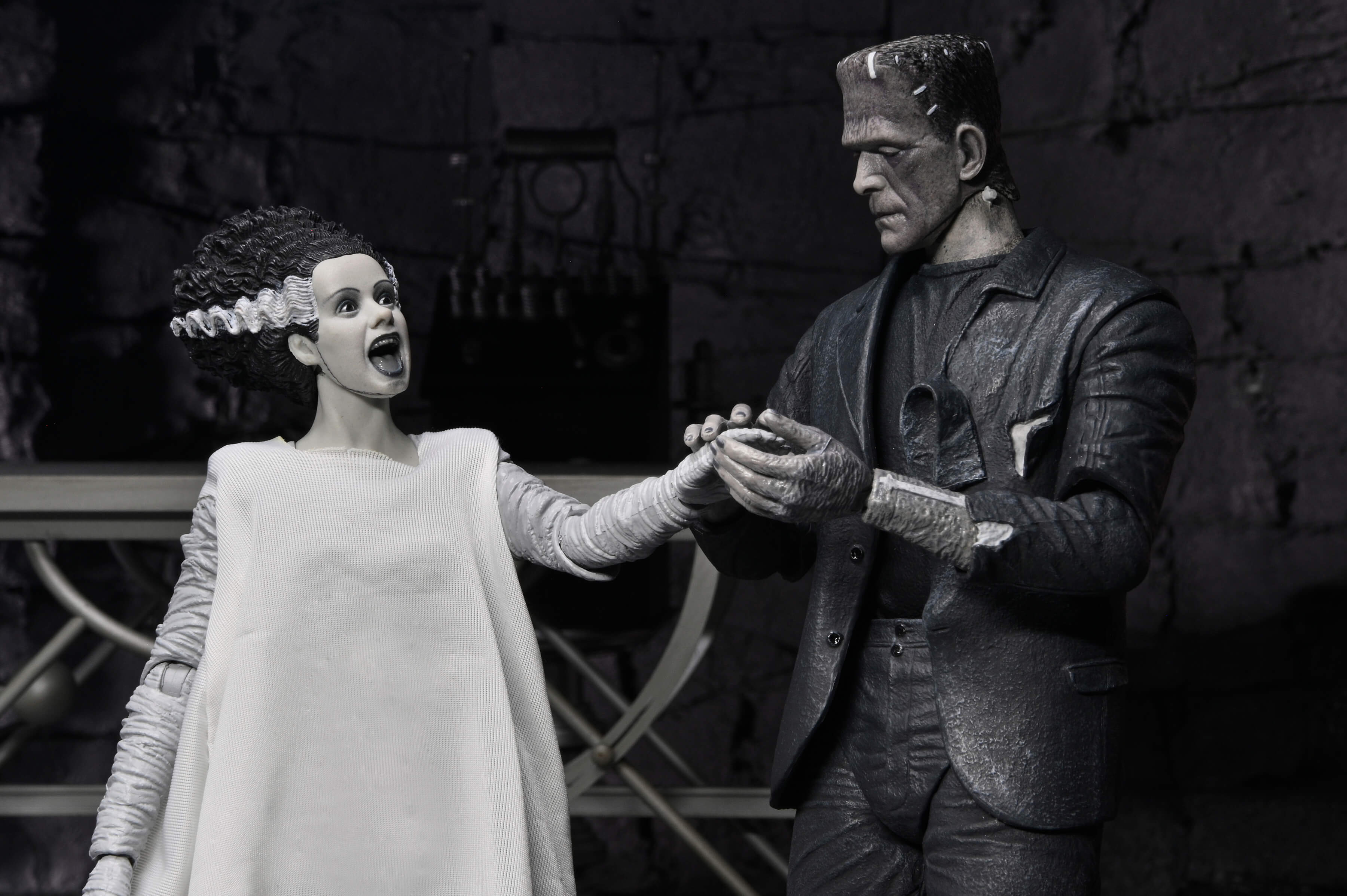 Universal Monsters The Bride of Frankenstein 90th Anniversary The Monster and His Mate Action Figure Two-Pack Gallery Image 8