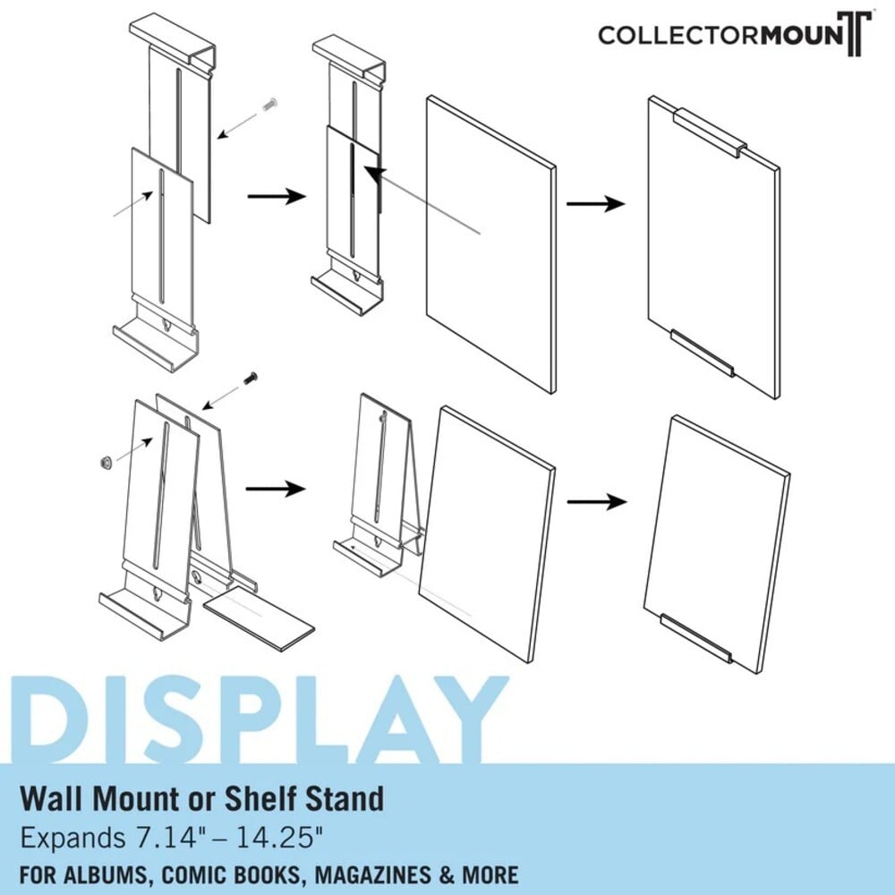AlbumMount 12" Vinyl Record Frame Display 2-Pack Gallery Image 7