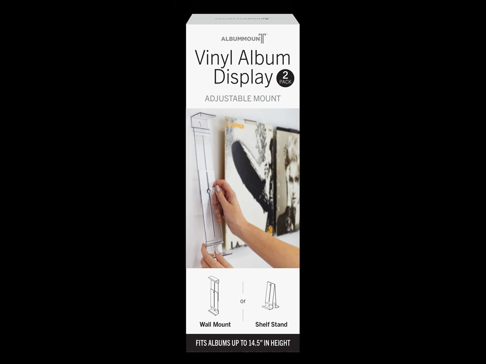 AlbumMount 12" Vinyl Record Frame Display 2-Pack Gallery Image 1