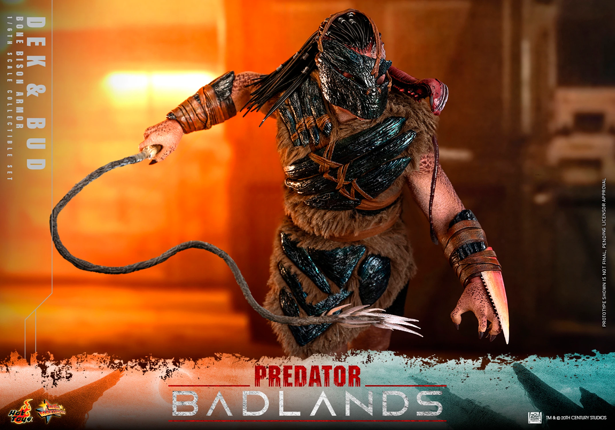 Predator: Badlands MMS873 Dek (Bone Bison Armor) and Bud 1/6th