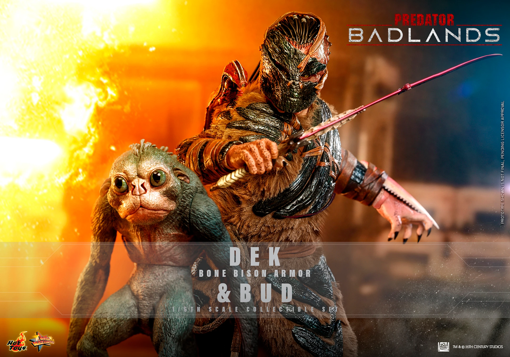 Predator: Badlands MMS873 Dek (Bone Bison Armor) and Bud 1/6th