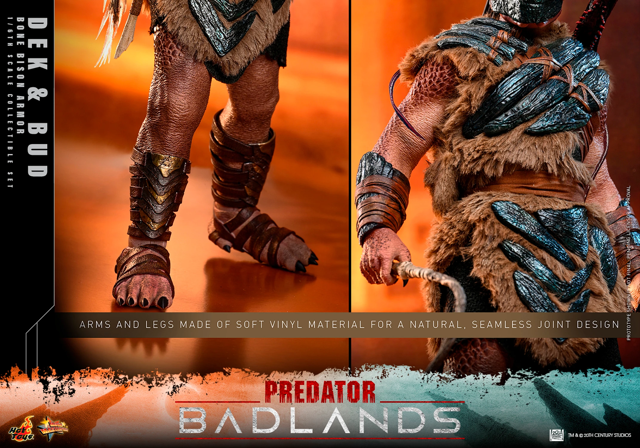 Predator: Badlands MMS873 Dek (Bone Bison Armor) and Bud 1/6th