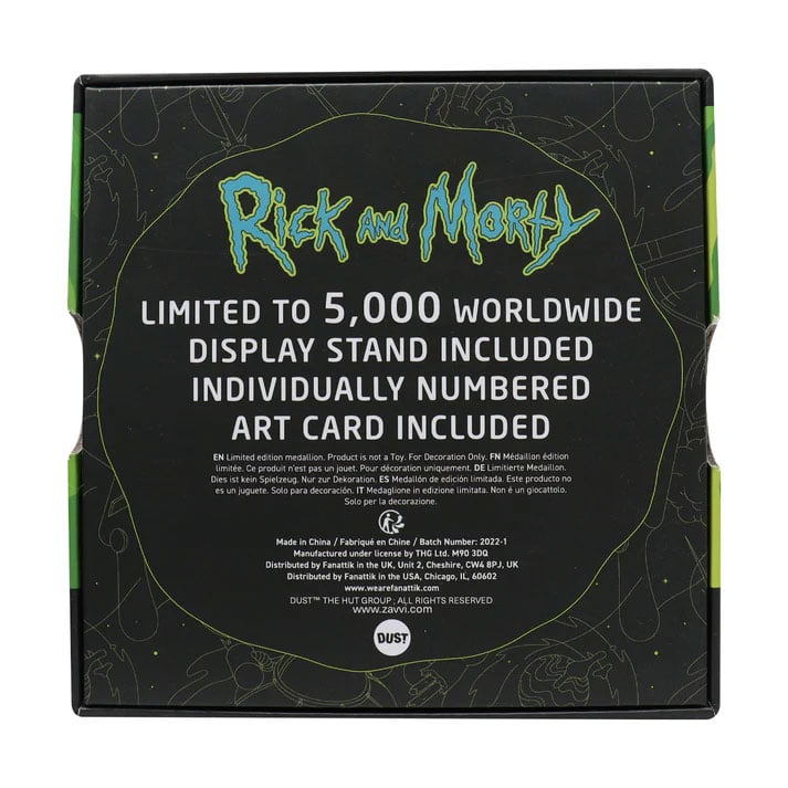 Rick and Morty Limited Edition Medallion Gallery Image 8