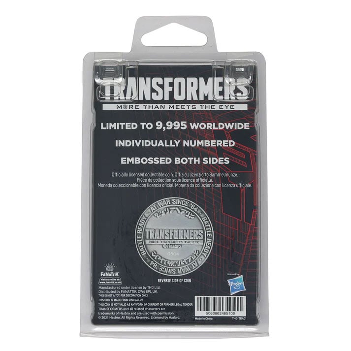 Transformers More Than Meets the Eye Limited Edition Collectible Coin Gallery Image 11