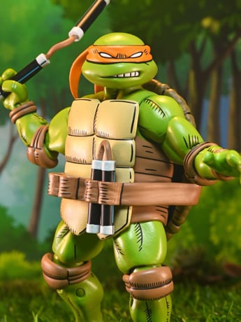 Teenage Mutant Ninja Turtles x Usagi Yojimbo Ultimate Michelangelo Action Figure Gallery Image 2