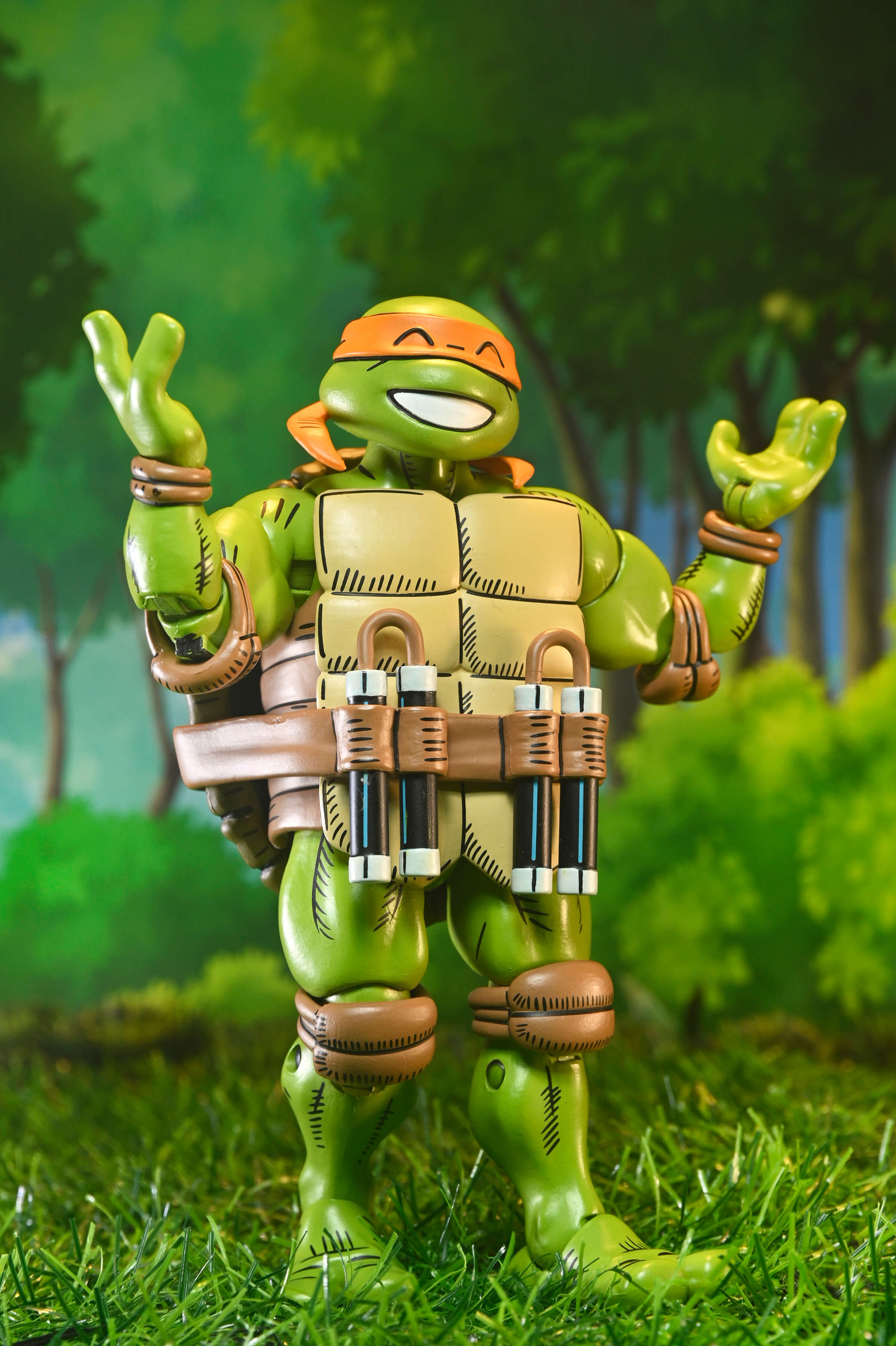 Teenage Mutant Ninja Turtles x Usagi Yojimbo Ultimate Michelangelo Action Figure Gallery Image 4