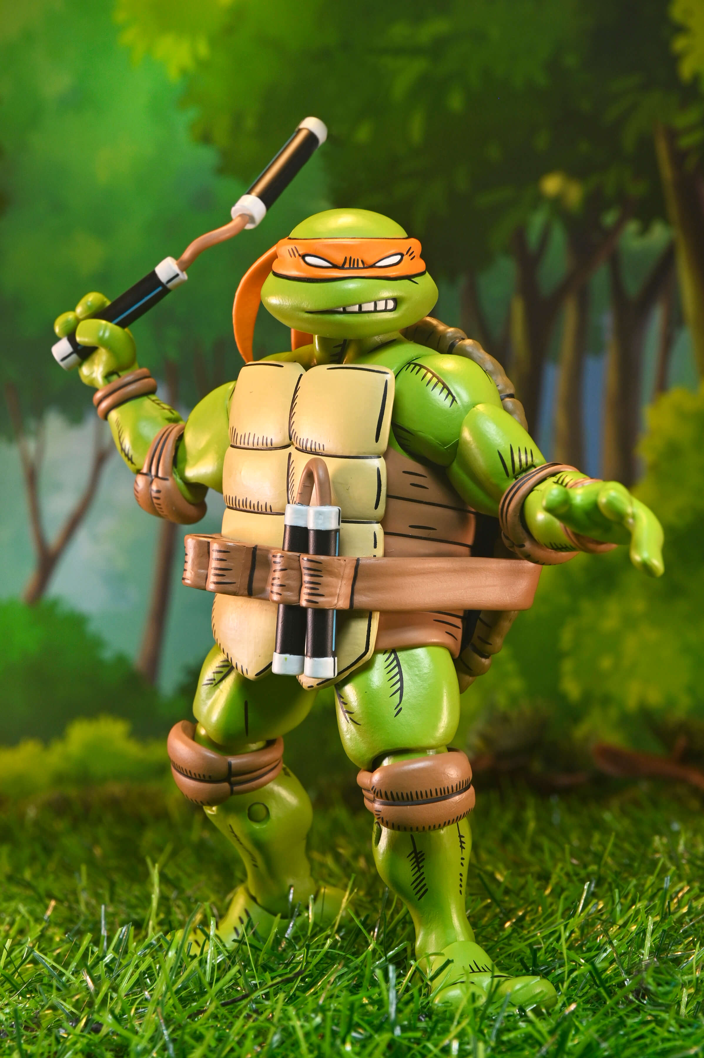 Teenage Mutant Ninja Turtles x Usagi Yojimbo Ultimate Michelangelo Action Figure Gallery Image 10
