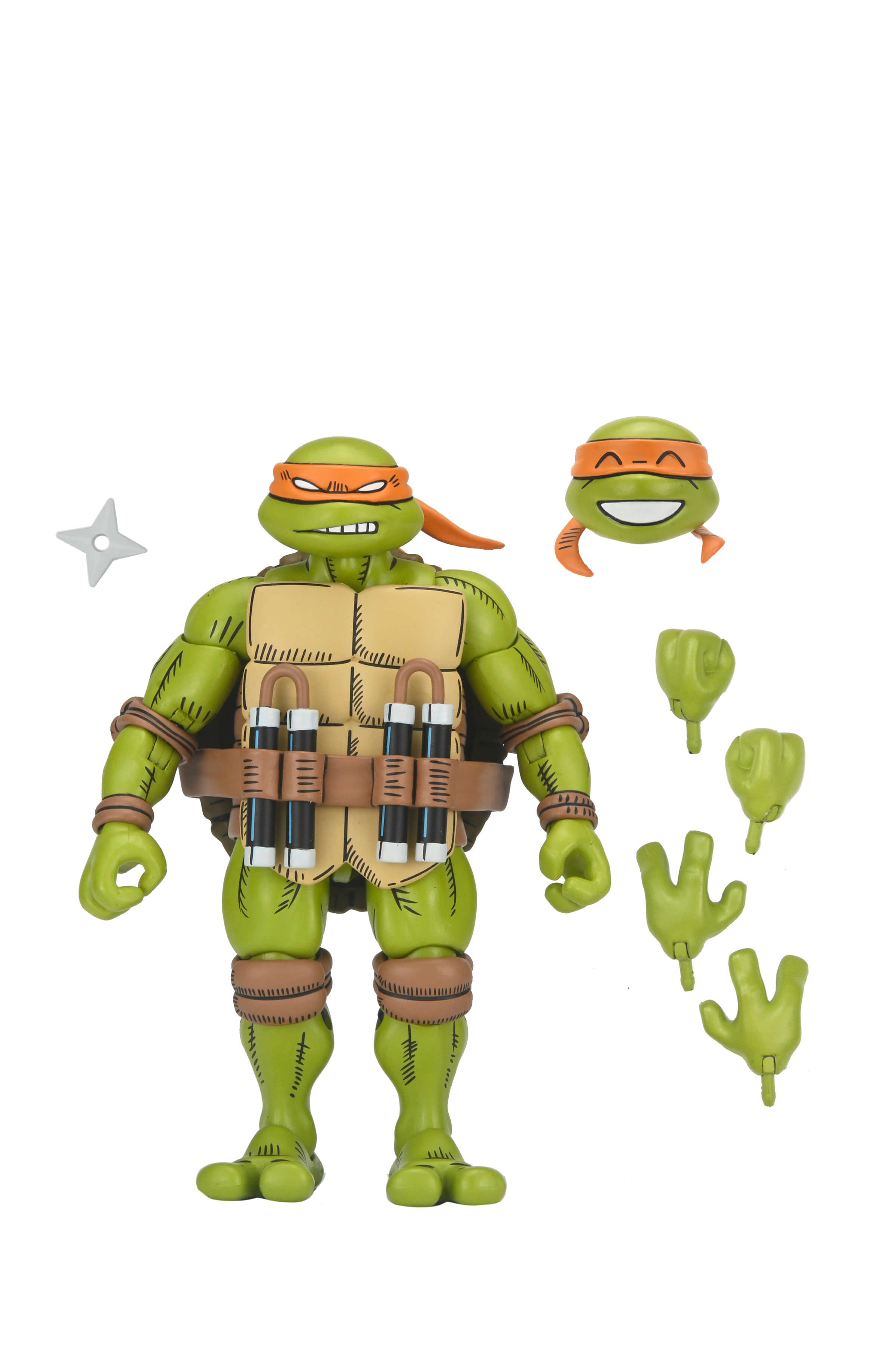 Teenage Mutant Ninja Turtles x Usagi Yojimbo Ultimate Michelangelo Action Figure Gallery Image 19