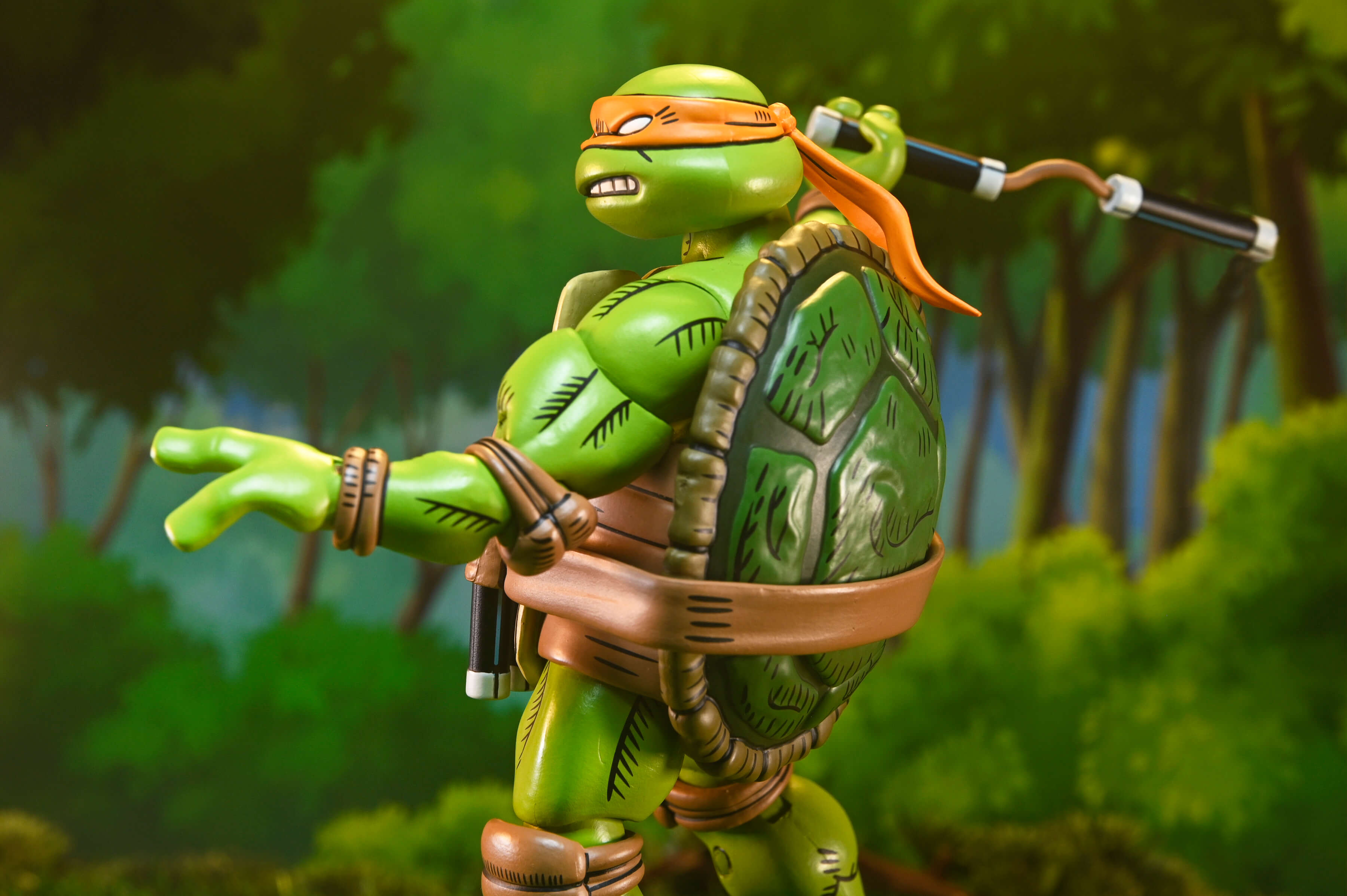 Teenage Mutant Ninja Turtles x Usagi Yojimbo Ultimate Michelangelo Action Figure Gallery Image 13
