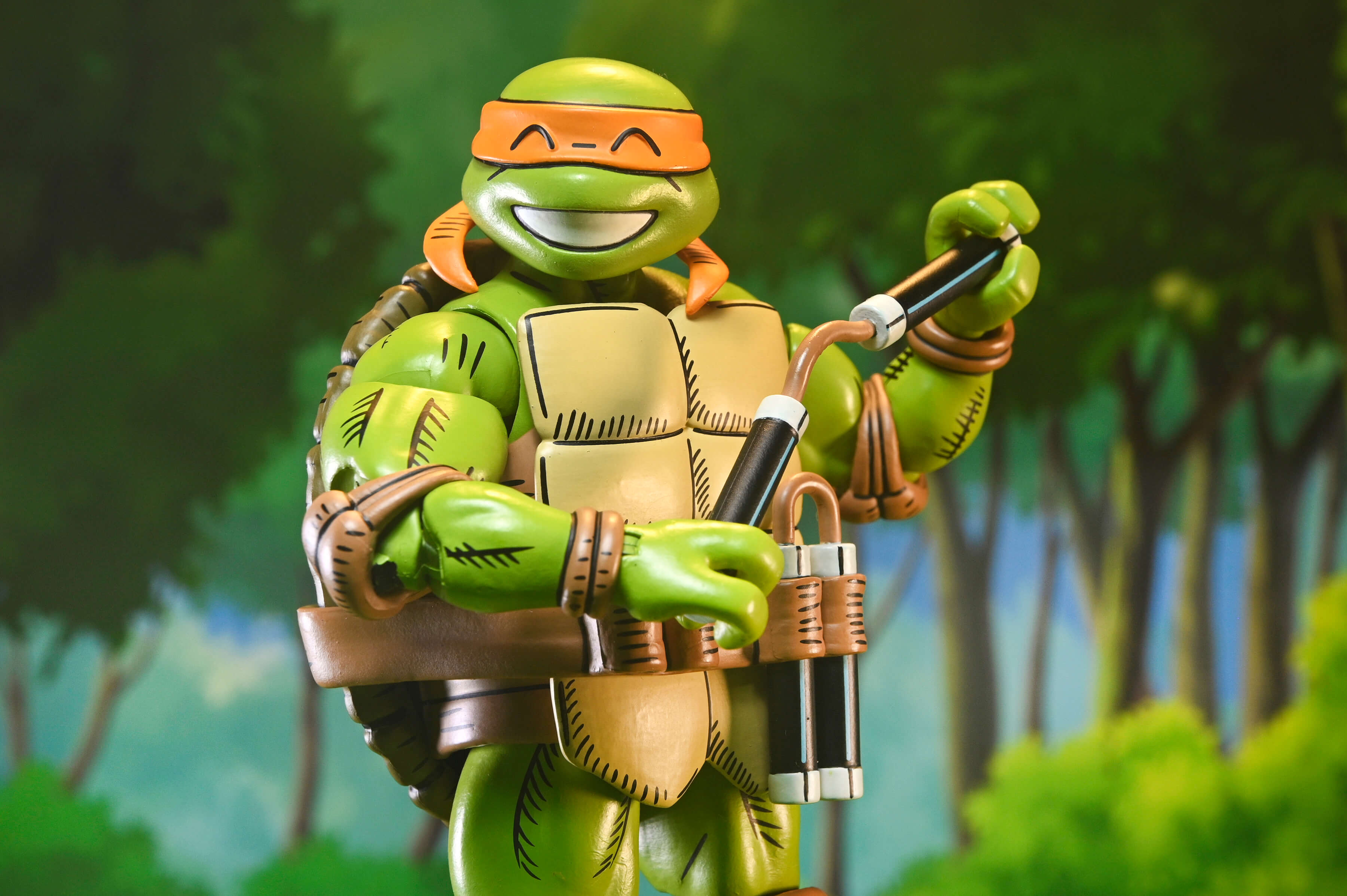 Teenage Mutant Ninja Turtles x Usagi Yojimbo Ultimate Michelangelo Action Figure Gallery Image 12