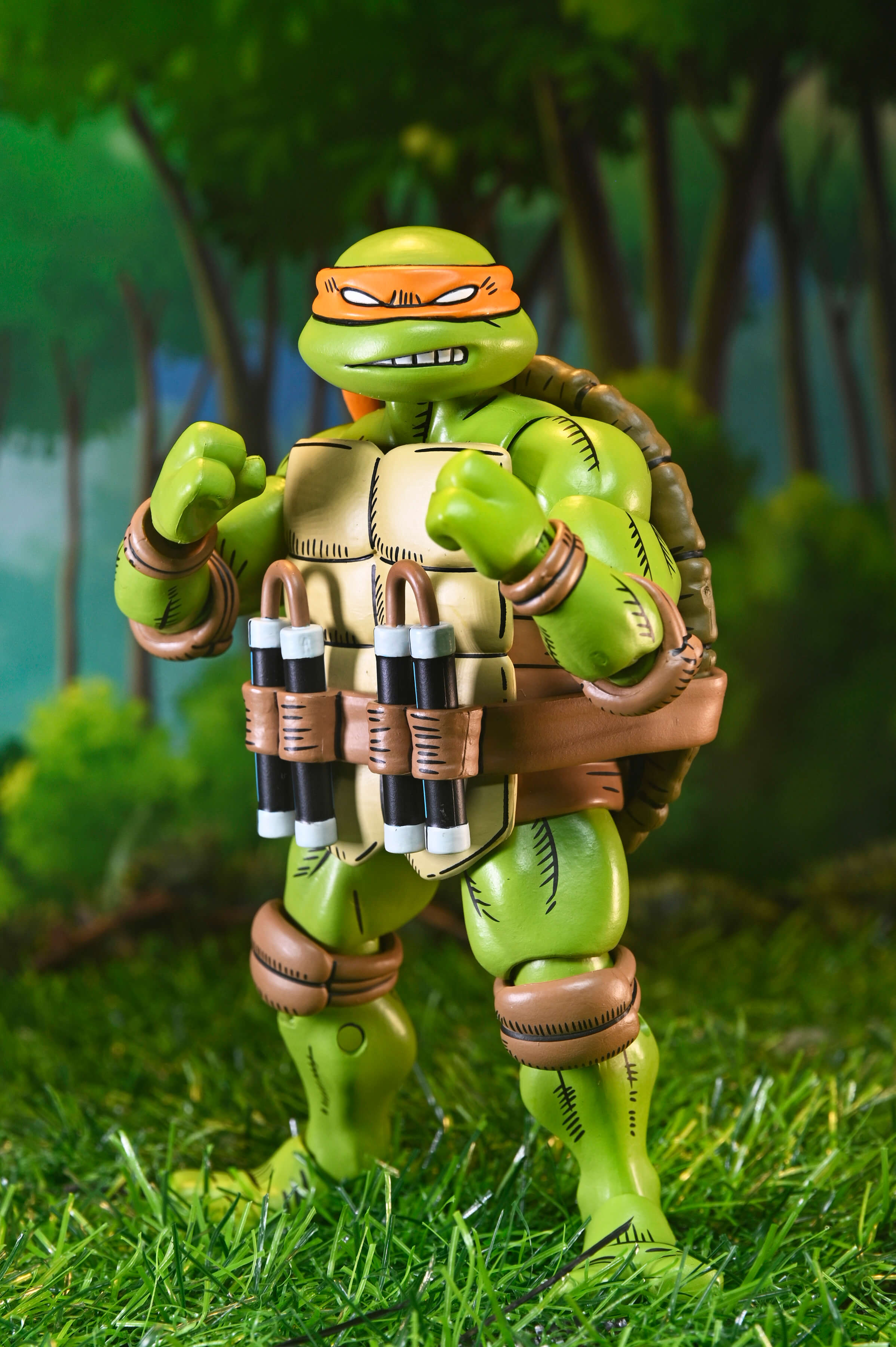 Teenage Mutant Ninja Turtles x Usagi Yojimbo Ultimate Michelangelo Action Figure Gallery Image 7