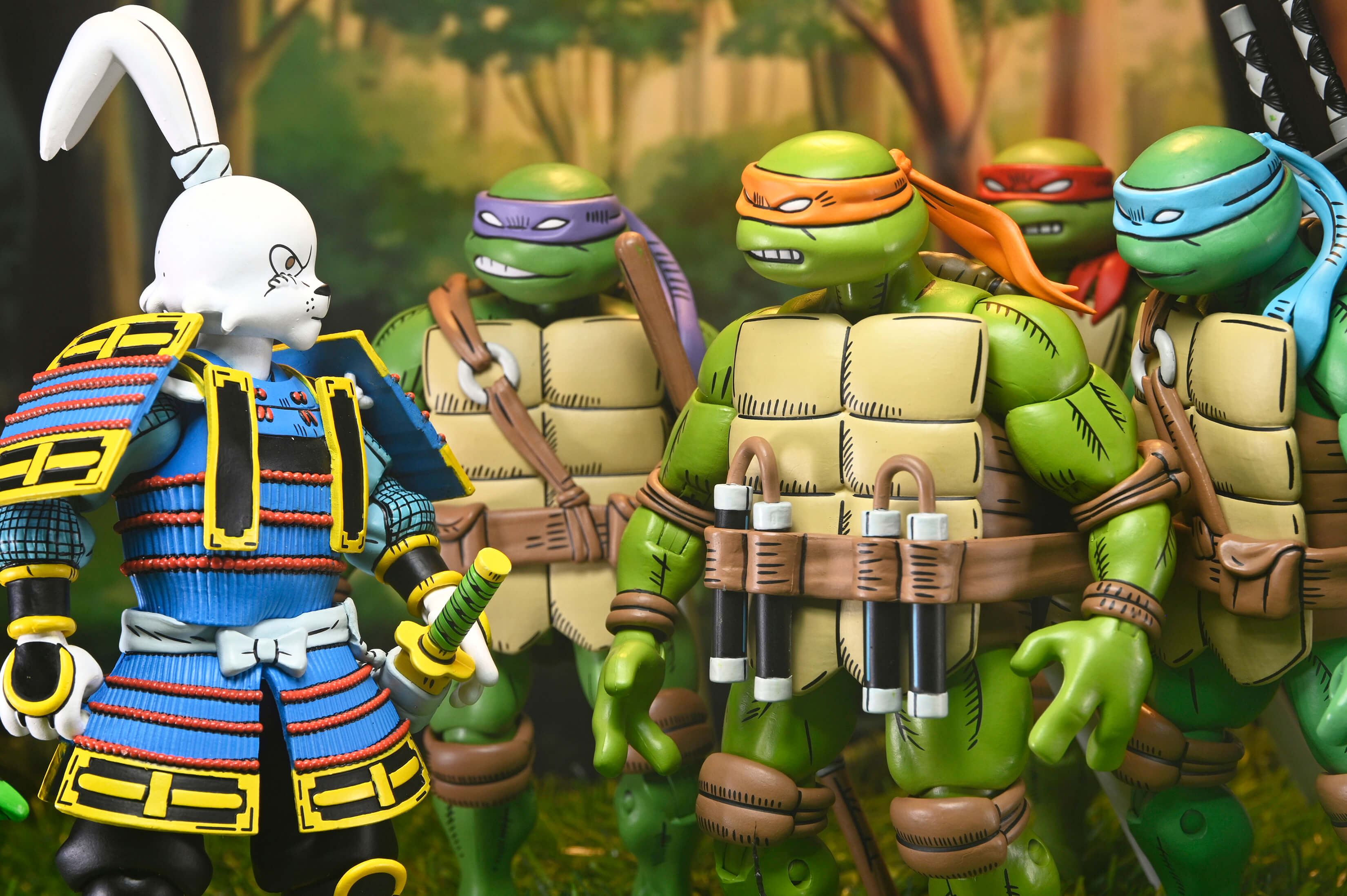 Teenage Mutant Ninja Turtles x Usagi Yojimbo Ultimate Michelangelo Action Figure Gallery Image 16