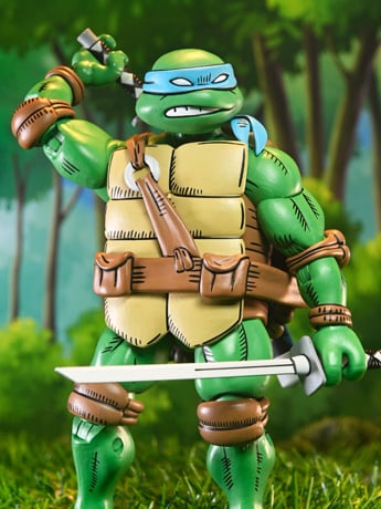 Teenage Mutant Ninja Turtles x Usagi Yojimbo Ultimate Leonardo Action Figure Gallery Image 2