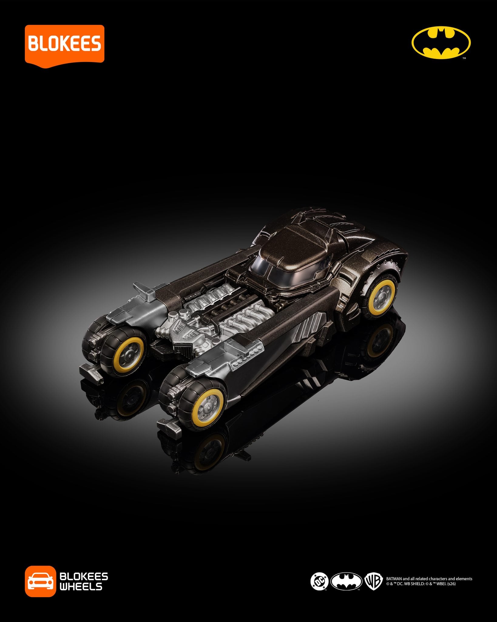 DC Comics Blokees Wheels Batman E01 Gotham Velocity Box of 6