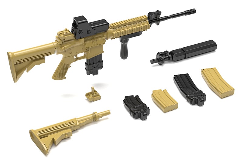 Little Armory x Girls' Frontline LADF05 Girls' Frontline M4A1 1/12 Scale Accessory Set Gallery Image 10