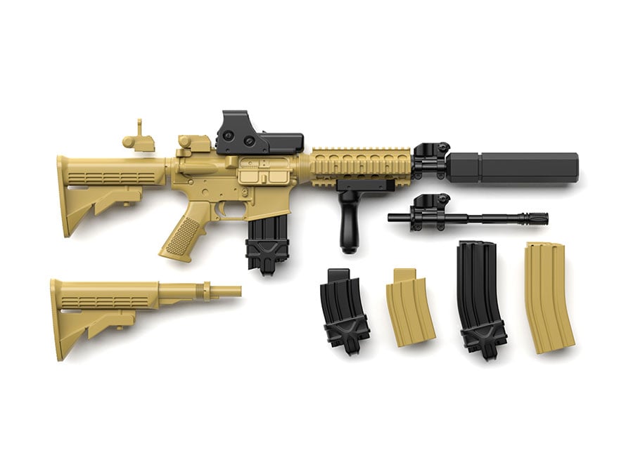 Little Armory x Girls' Frontline LADF05 Girls' Frontline M4A1 1/12 Scale Accessory Set Gallery Image 1