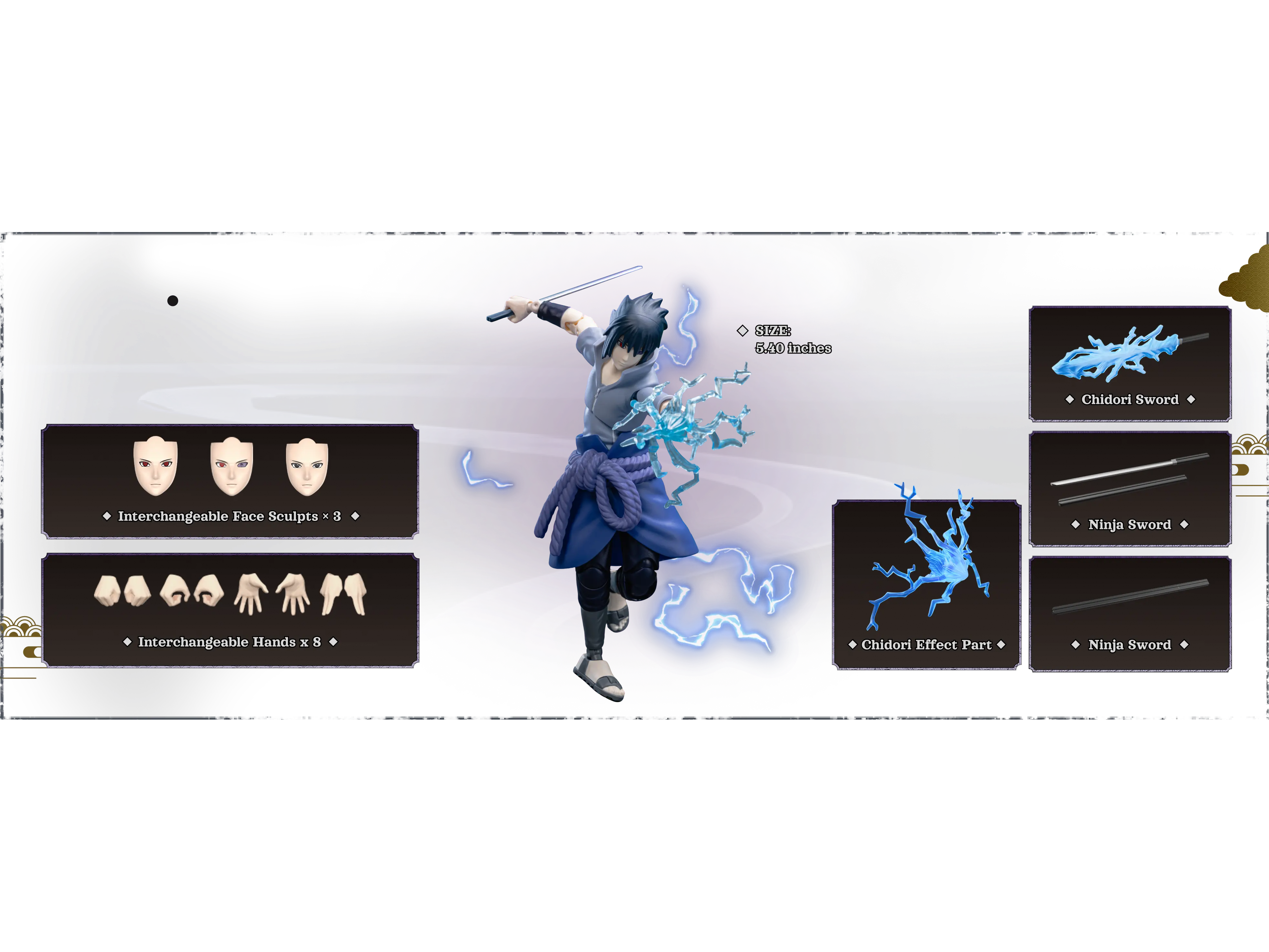 Naruto: Shippuden Champion Class 04 Sasuke Uchiha Model Kit
