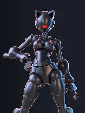 3 Min Project Xenodash (Black Ver.) 1/18 Scale Model Kit Gallery Image 2