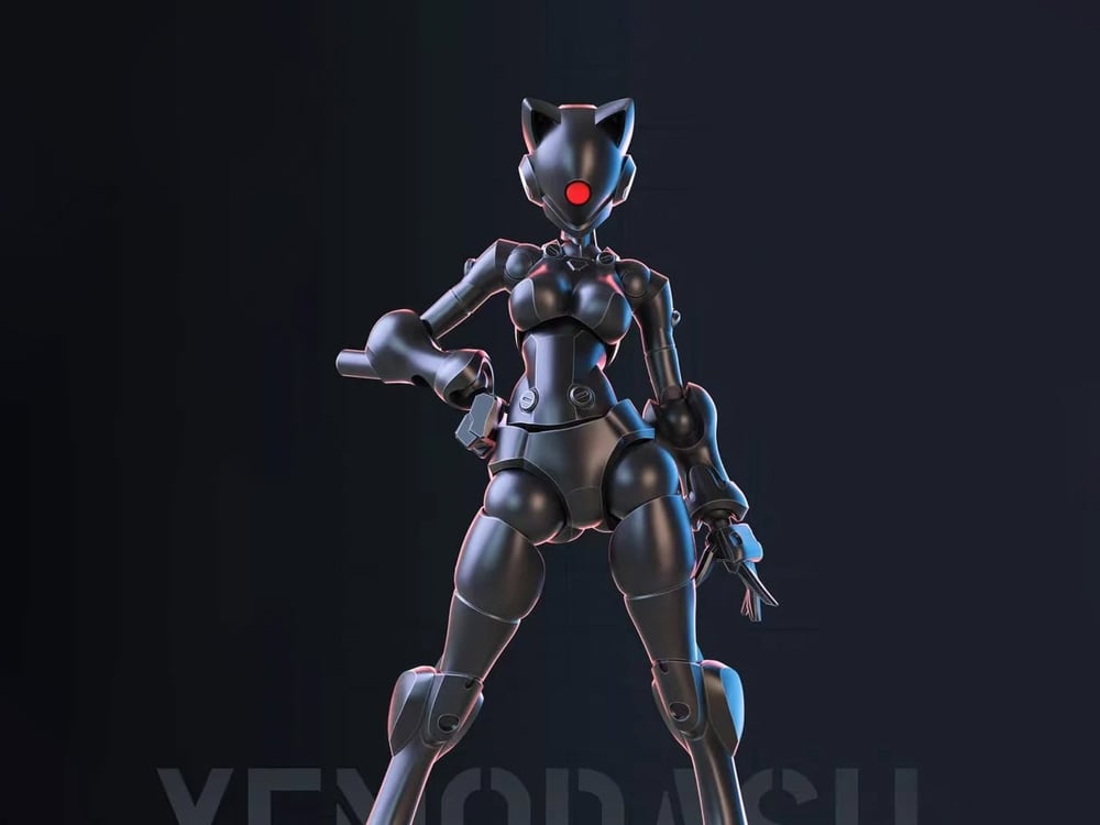 3 Min Project Xenodash (Black Ver.) 1/18 Scale Model Kit Gallery Image 1