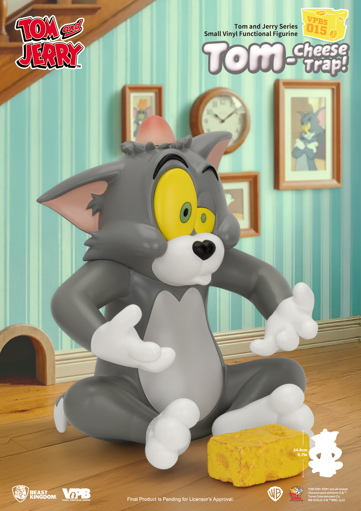 Tom and Jerry VPBS-015 Tom-Cheese Trap Vinyl Piggy Bank Gallery Image 6