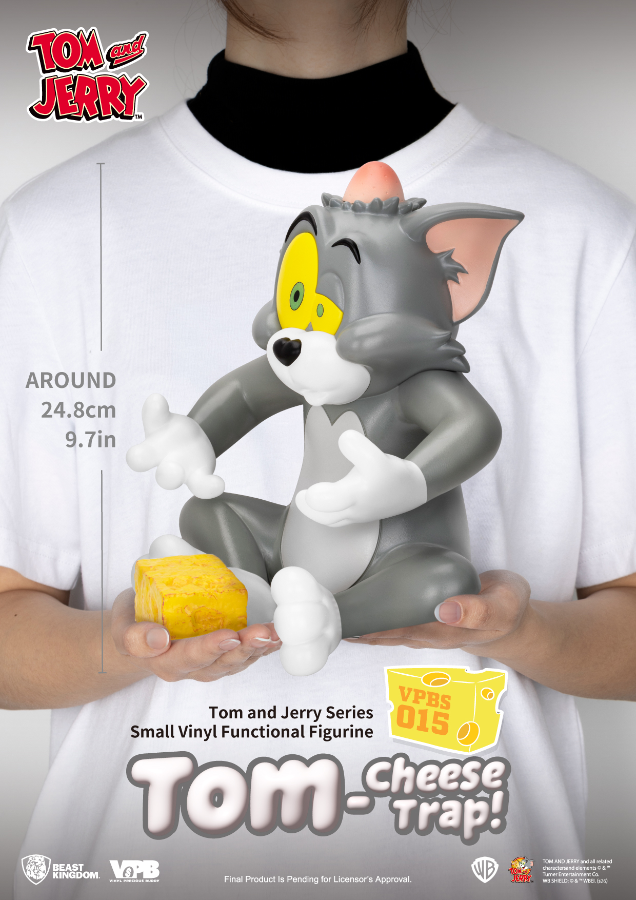 Tom and Jerry VPBS-015 Tom-Cheese Trap Vinyl Piggy Bank Gallery Image 10