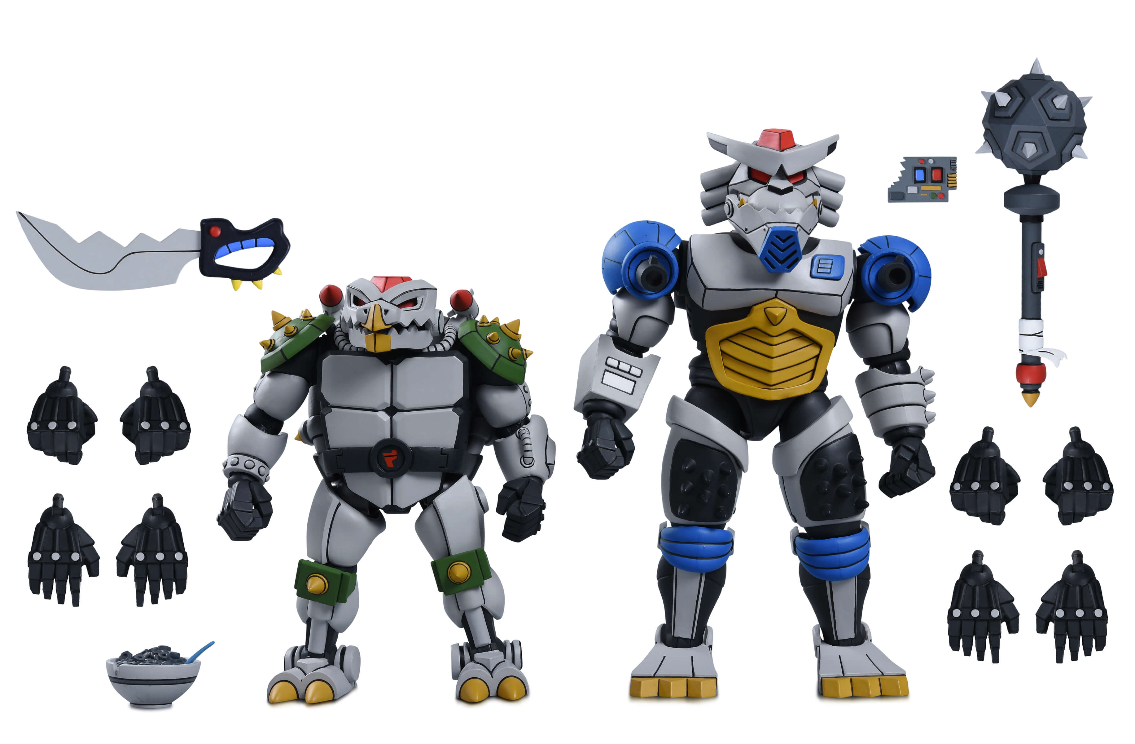Teenage Mutant Ninja Turtles (Animated Series) Robo Tokka & Robo Rahzar Action Figure Two-Pack Gallery Image 18