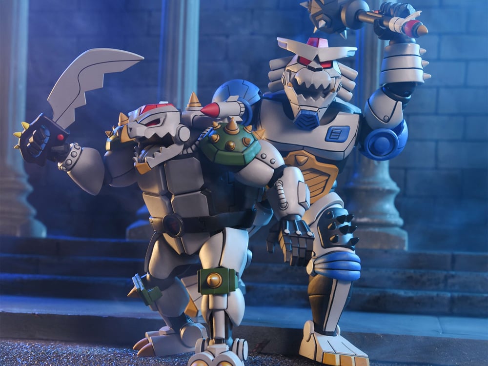 Teenage Mutant Ninja Turtles (Animated Series) Robo Tokka & Robo Rahzar Action Figure Two-Pack Gallery Image 1