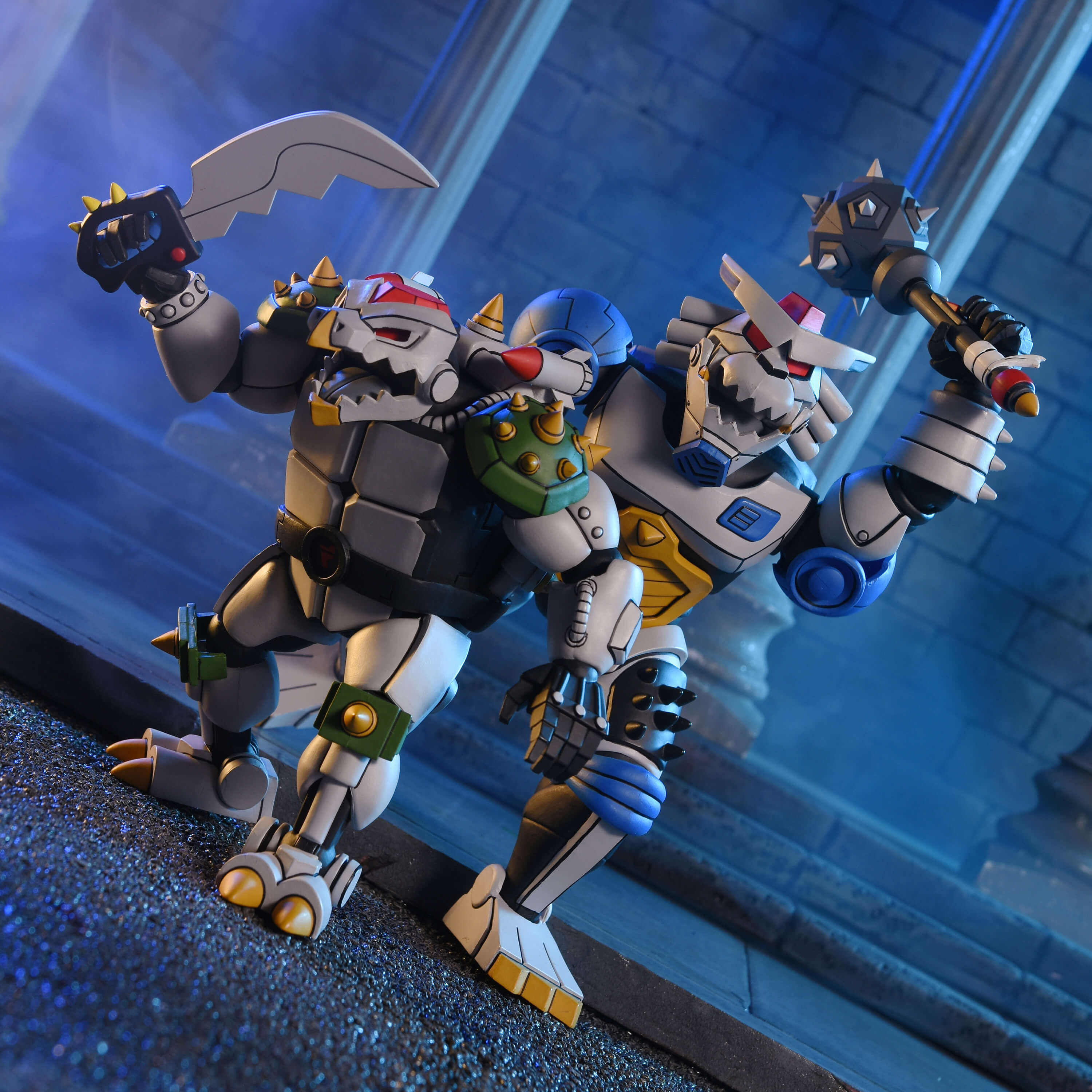 Teenage Mutant Ninja Turtles (Animated Series) Robo Tokka & Robo Rahzar Action Figure Two-Pack Gallery Image 3
